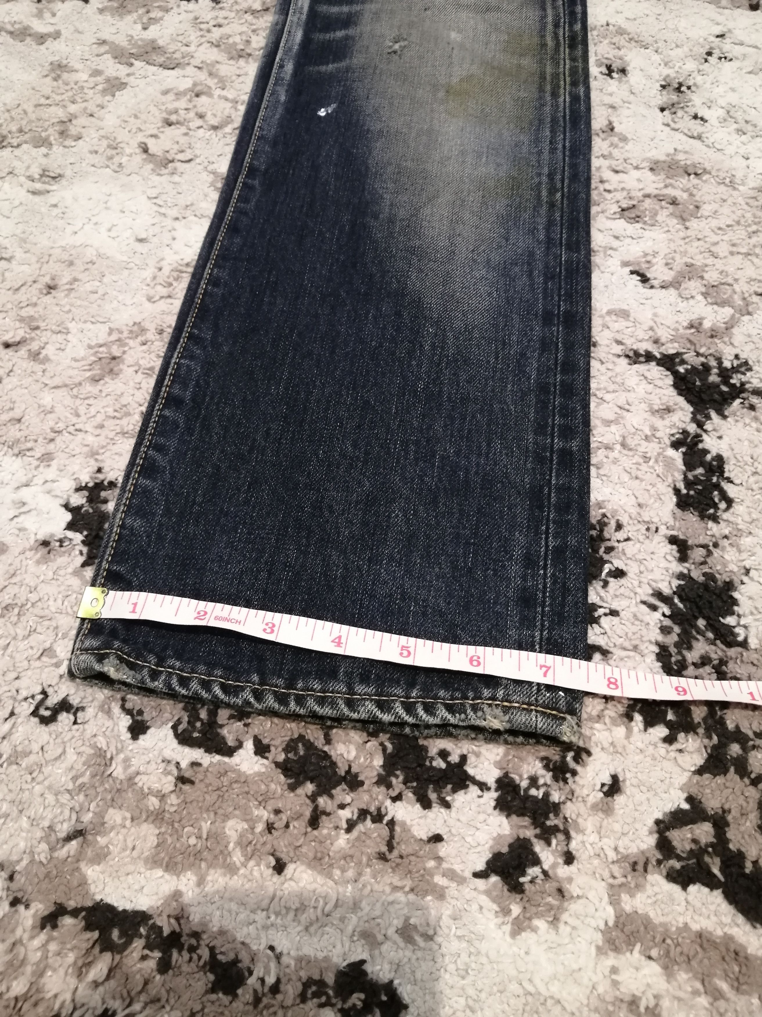 KURO Vintage Black by Kuro Distressed Selvedge Jeans Size US 30 / EU 46 - 15 Thumbnail