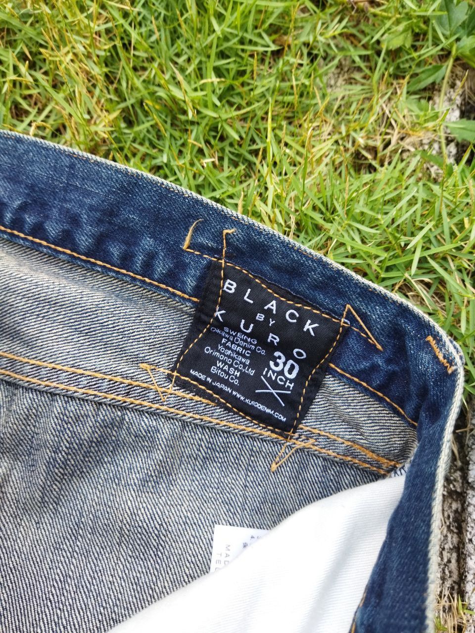 KURO Vintage Black by Kuro Distressed Selvedge Jeans Size US 30 / EU 46 - 6 Thumbnail