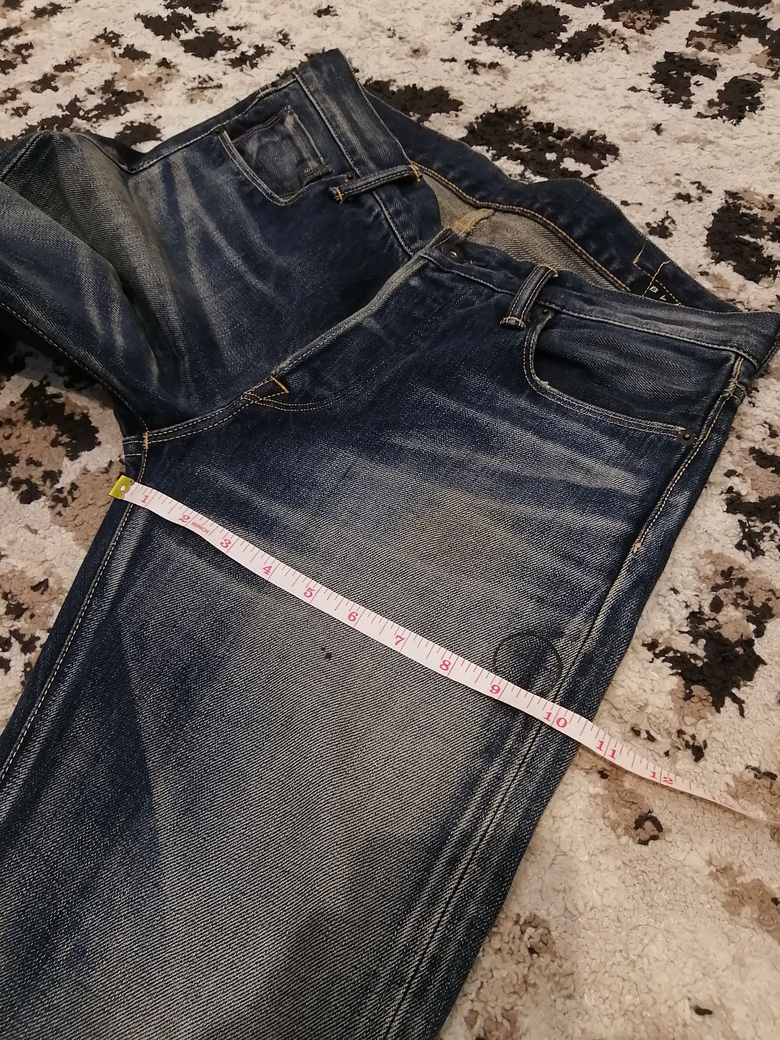 KURO Vintage Black by Kuro Distressed Selvedge Jeans Size US 30 / EU 46 - 14 Thumbnail