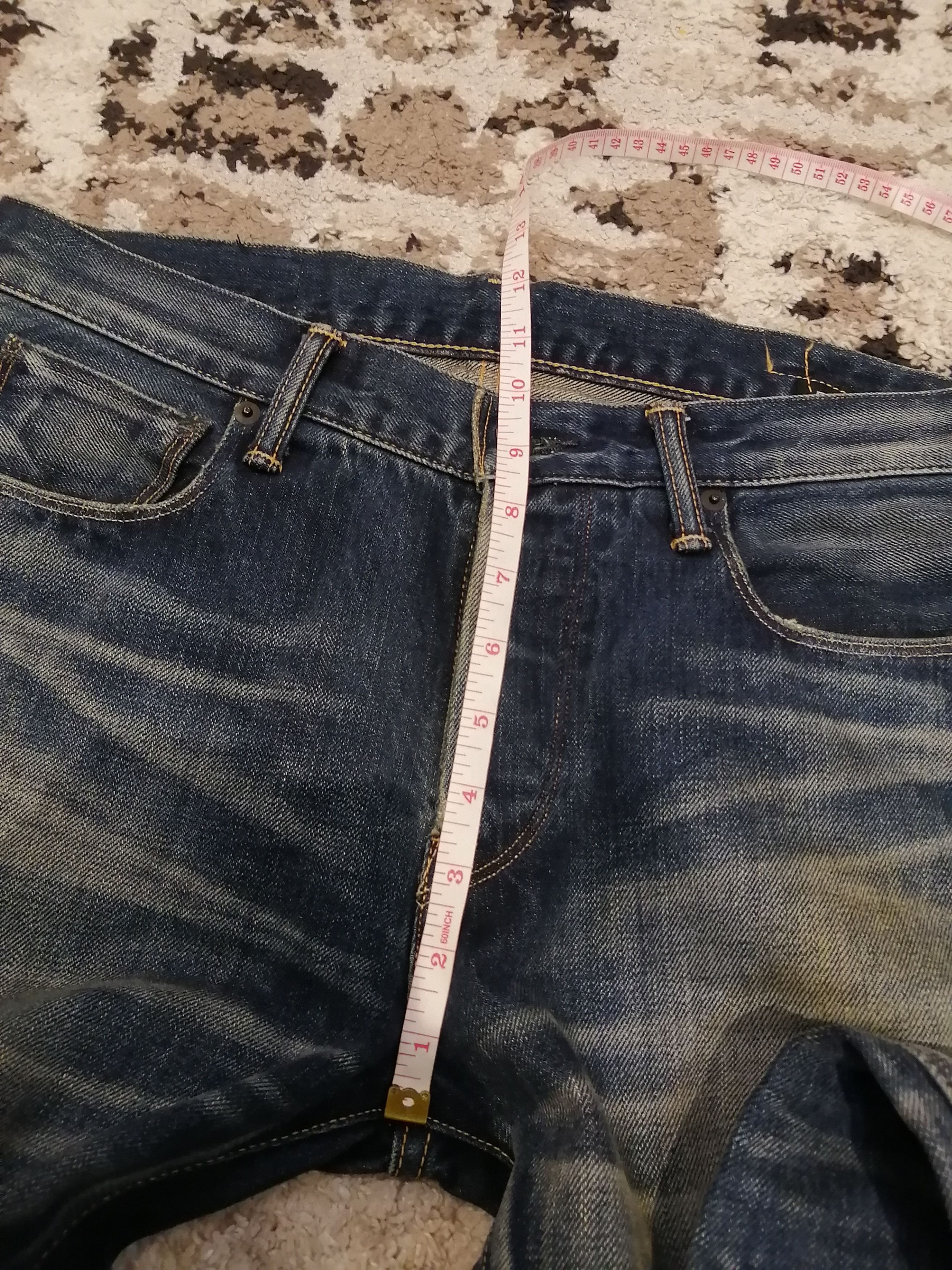 KURO Vintage Black by Kuro Distressed Selvedge Jeans Size US 30 / EU 46 - 18 Thumbnail