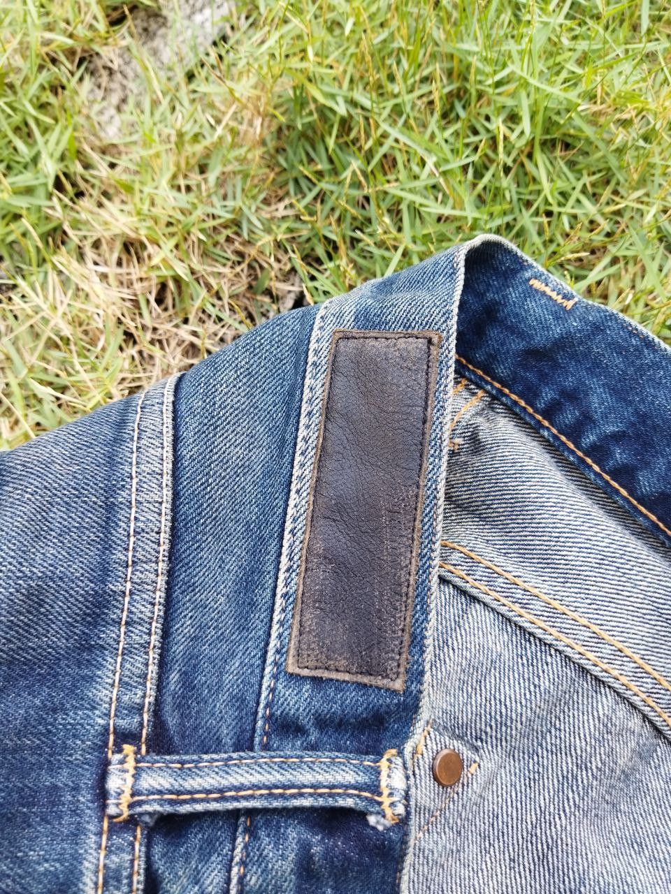 KURO Vintage Black by Kuro Distressed Selvedge Jeans Size US 30 / EU 46 - 8 Thumbnail