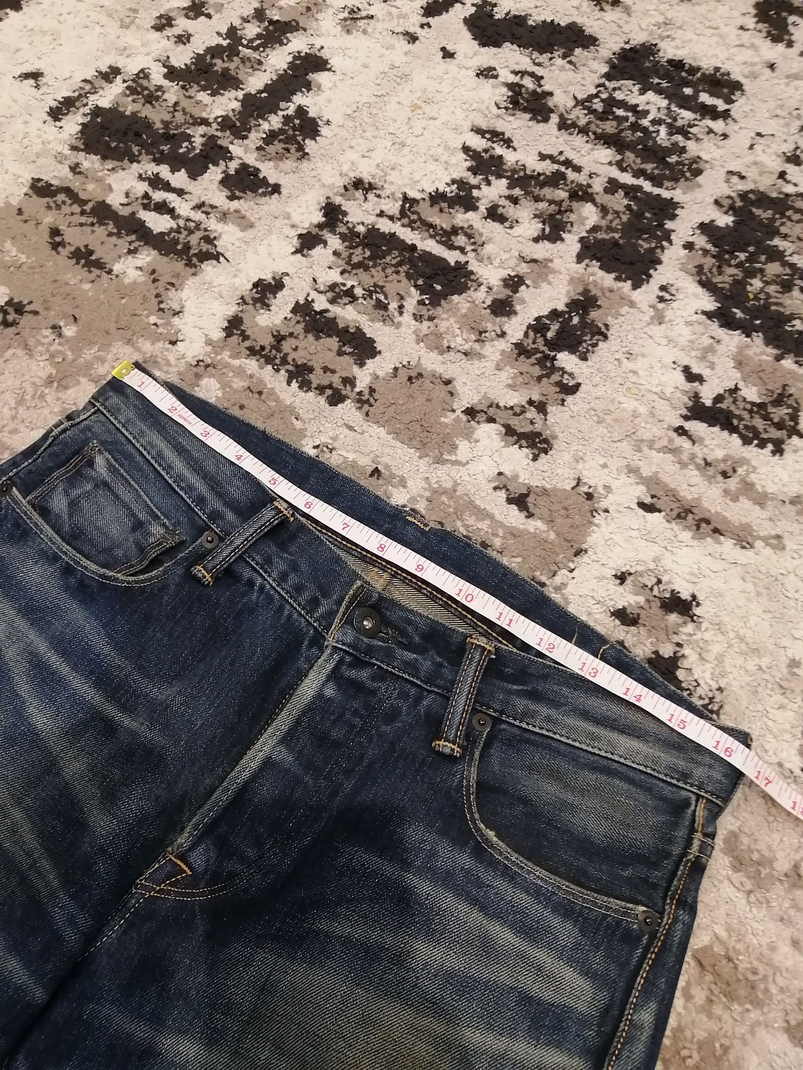 KURO Vintage Black by Kuro Distressed Selvedge Jeans Size US 30 / EU 46 - 19 Thumbnail