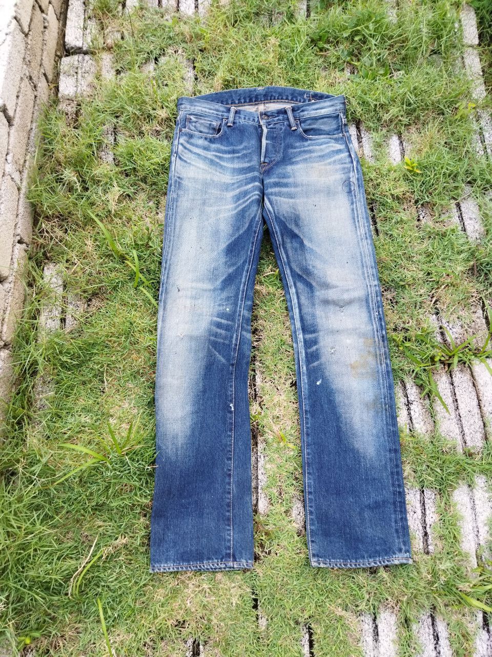 KURO Vintage Black by Kuro Distressed Selvedge Jeans Size US 30 / EU 46 - 2 Thumbnail
