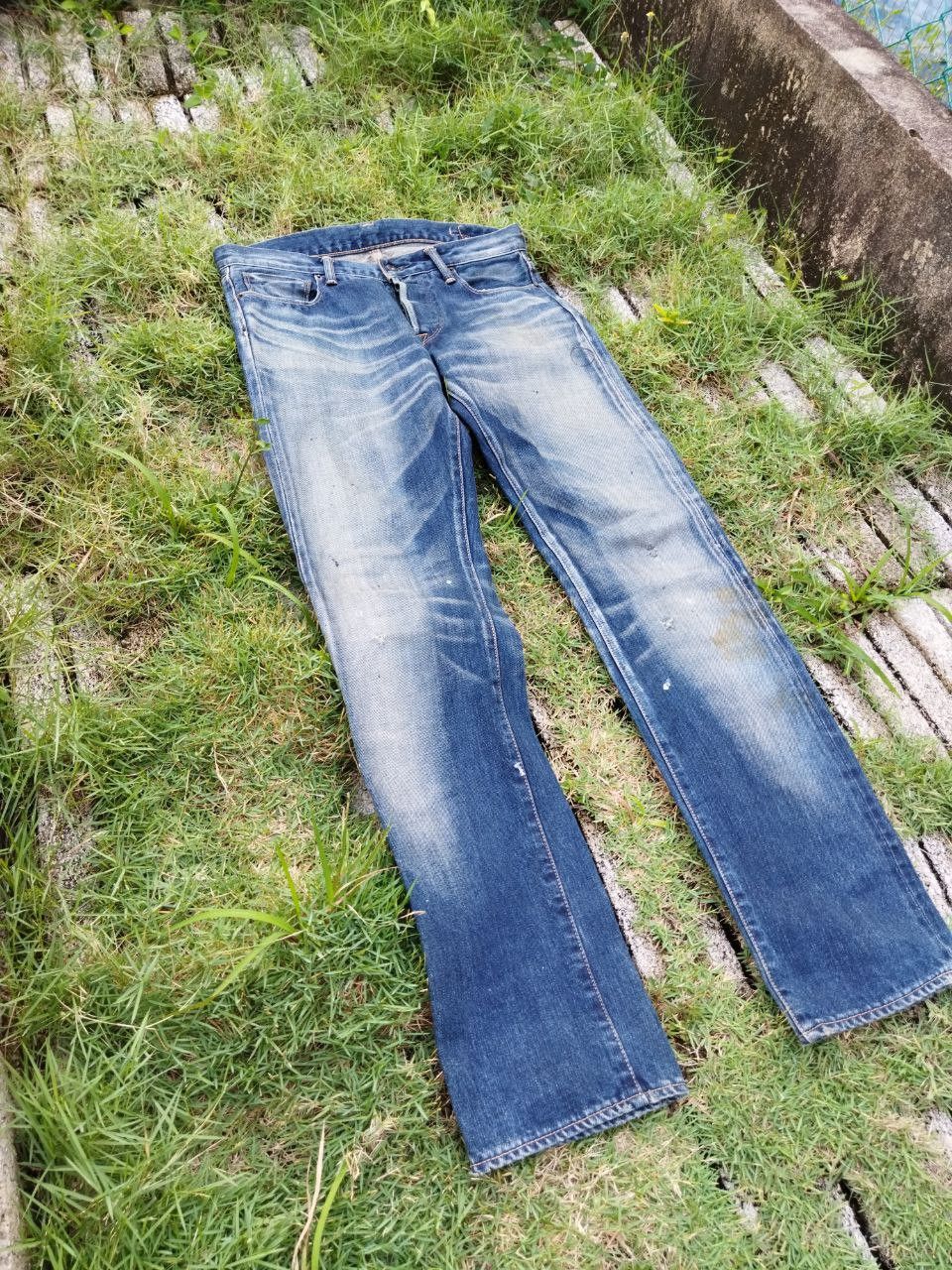 KURO Vintage Black by Kuro Distressed Selvedge Jeans Size US 30 / EU 46 - 3 Thumbnail