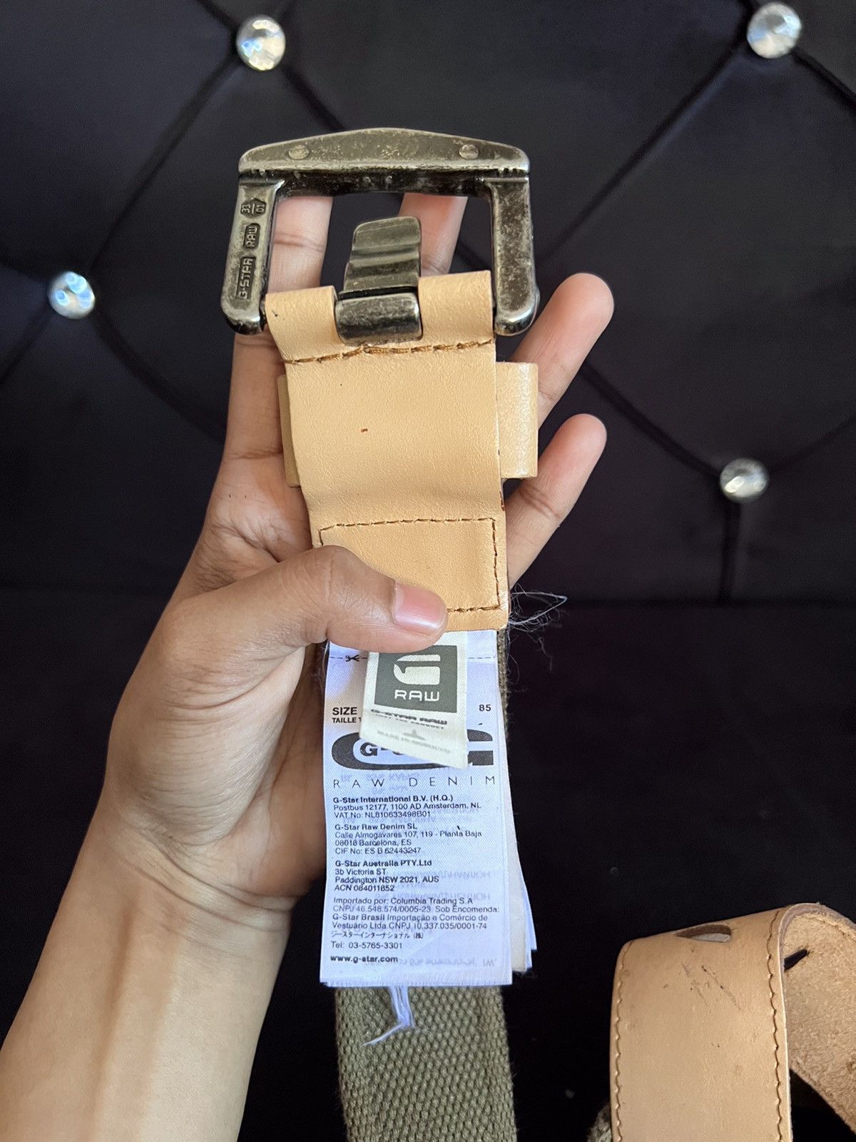 G-Star G Star Raw Military Style Buckle Belt Size ONE SIZE - 5 Thumbnail