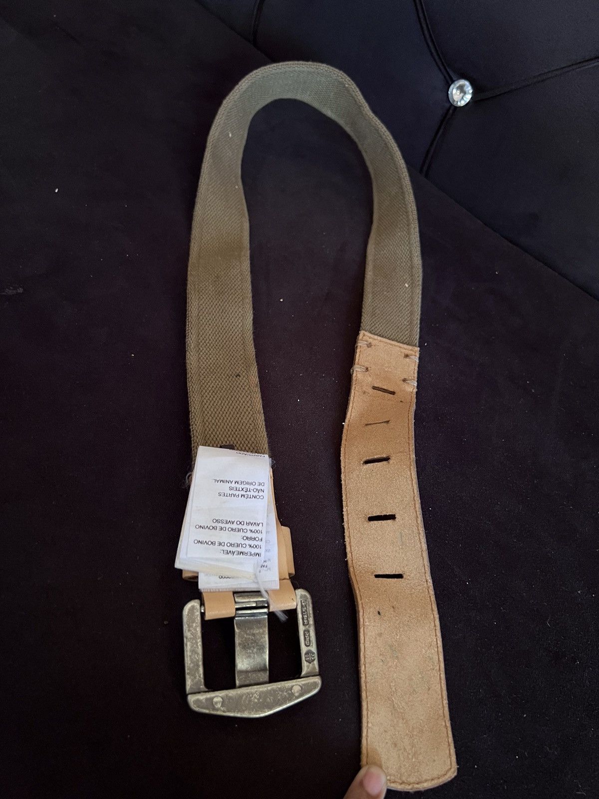 G-Star G Star Raw Military Style Buckle Belt Size ONE SIZE - 15 Thumbnail