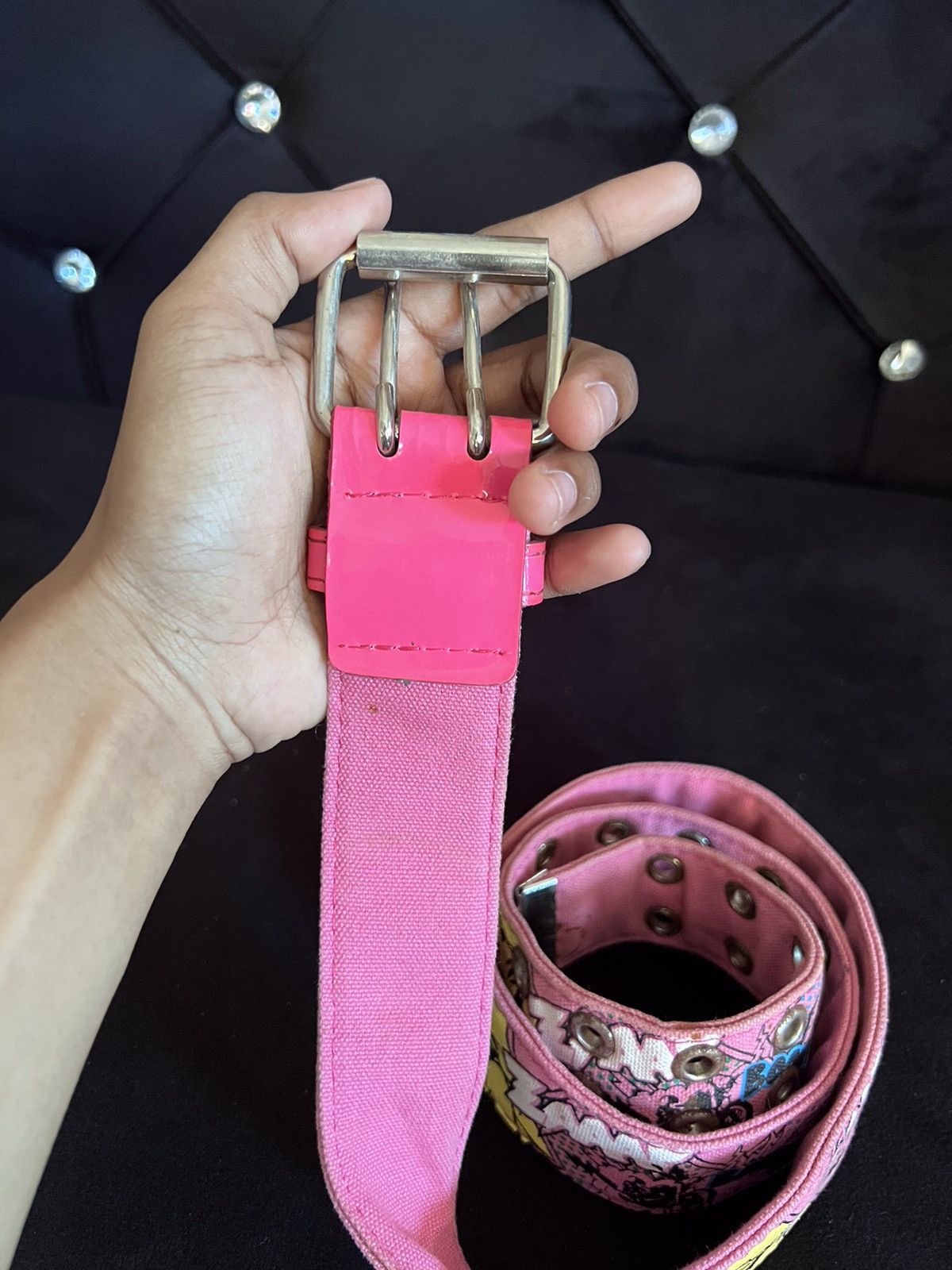 Other Unbrand Overprint Design Buckle Belt Size ONE SIZE - 6 Thumbnail