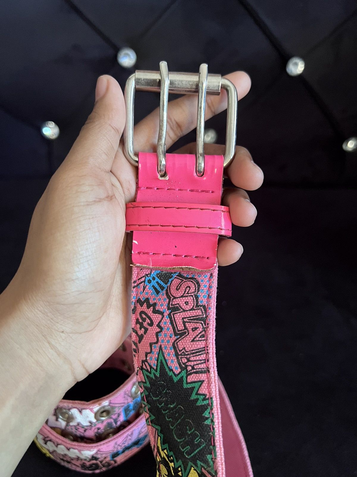 Other Unbrand Overprint Design Buckle Belt Size ONE SIZE - 5 Thumbnail