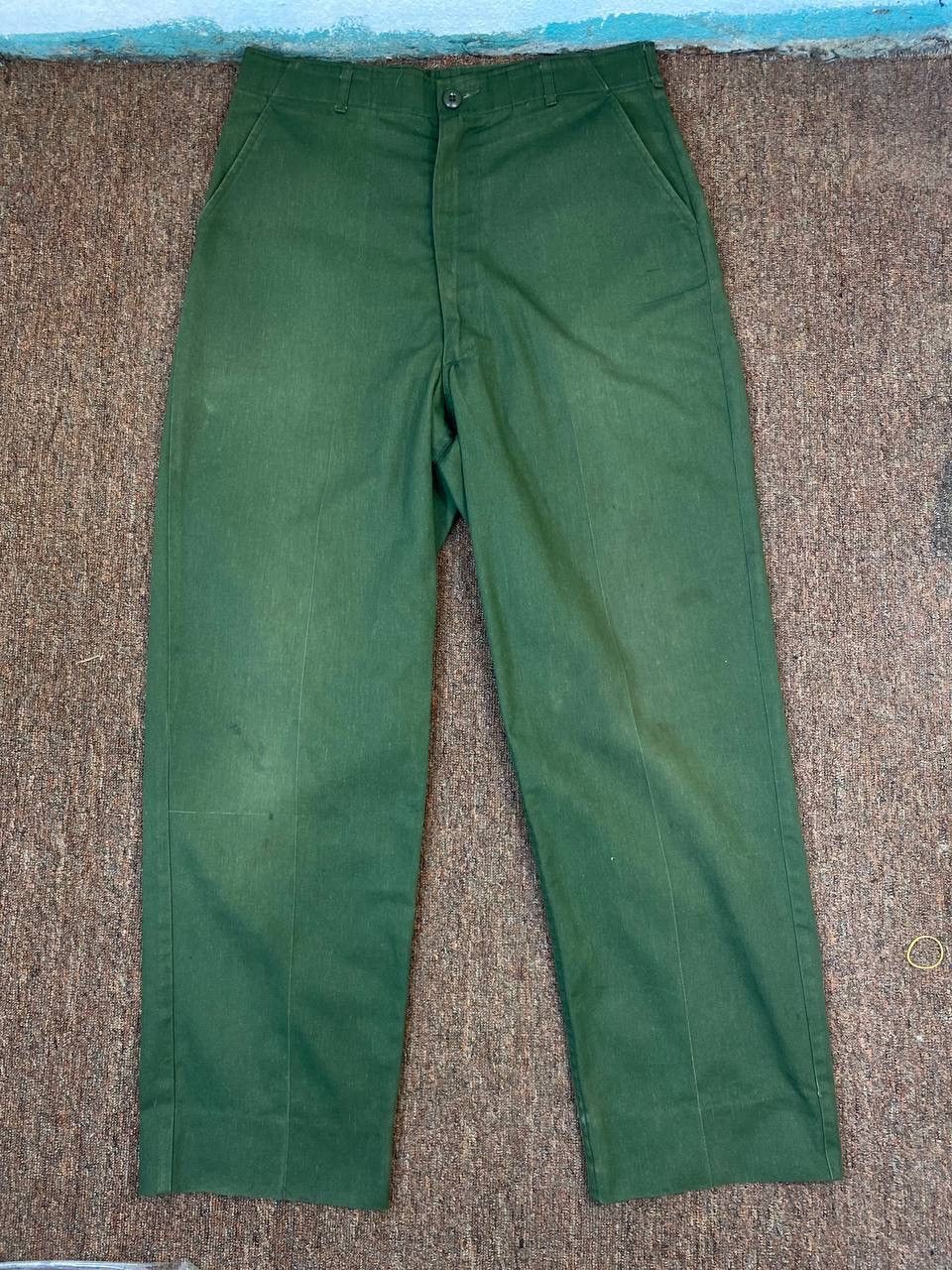 image of Military x USMC Vintage Og-507 Us Army Trousers Ideal Zipper in Green, Men's (Size 34)