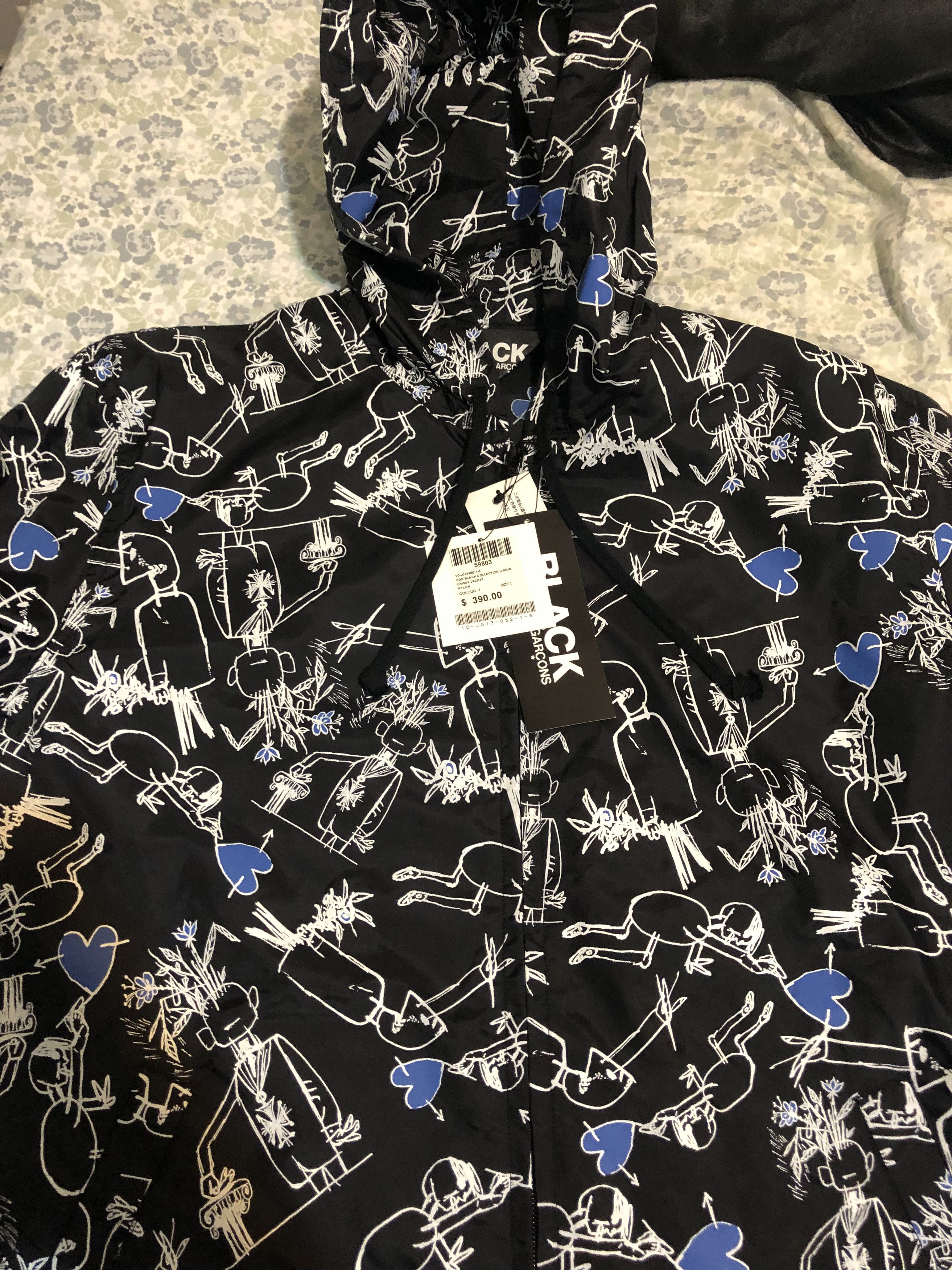 Comme des Garcons × Comme des Garcons Black Comme des Garçons Black Nylon Hooded Jacket Size US L / EU 52-54 / 3 - 1 Thumbnail