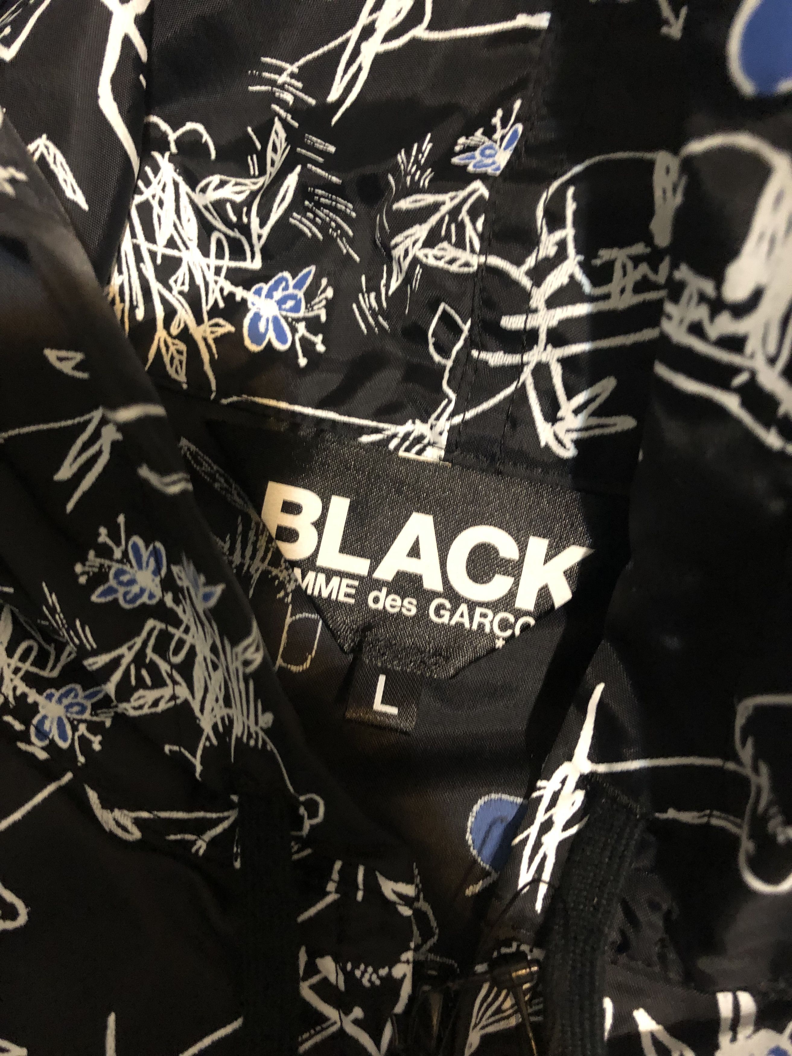 Comme des Garcons × Comme des Garcons Black Comme des Garçons Black Nylon Hooded Jacket Size US L / EU 52-54 / 3 - 2 Thumbnail