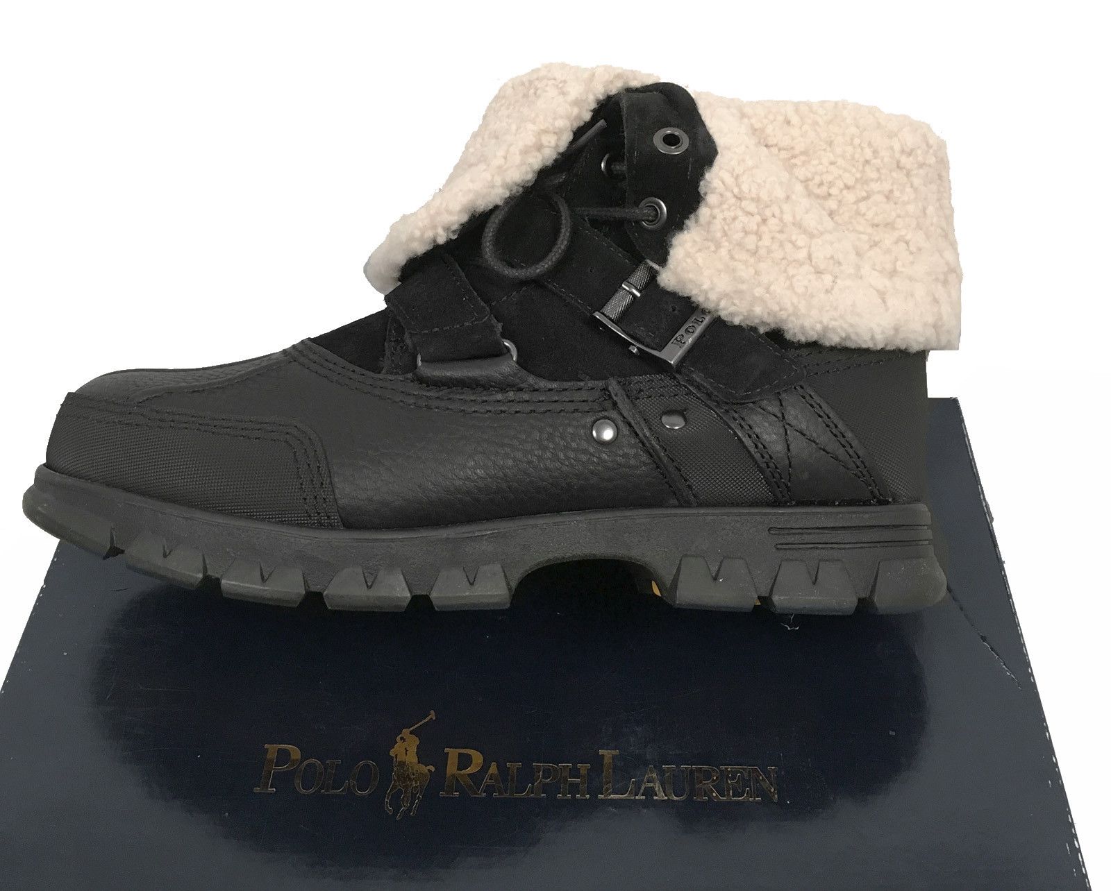 Polo Ralph Lauren NEW Vintage Polo Ralph Lauren Tavin Rollover Shearling Boots Size US 12 / EU 45 - 3 Thumbnail