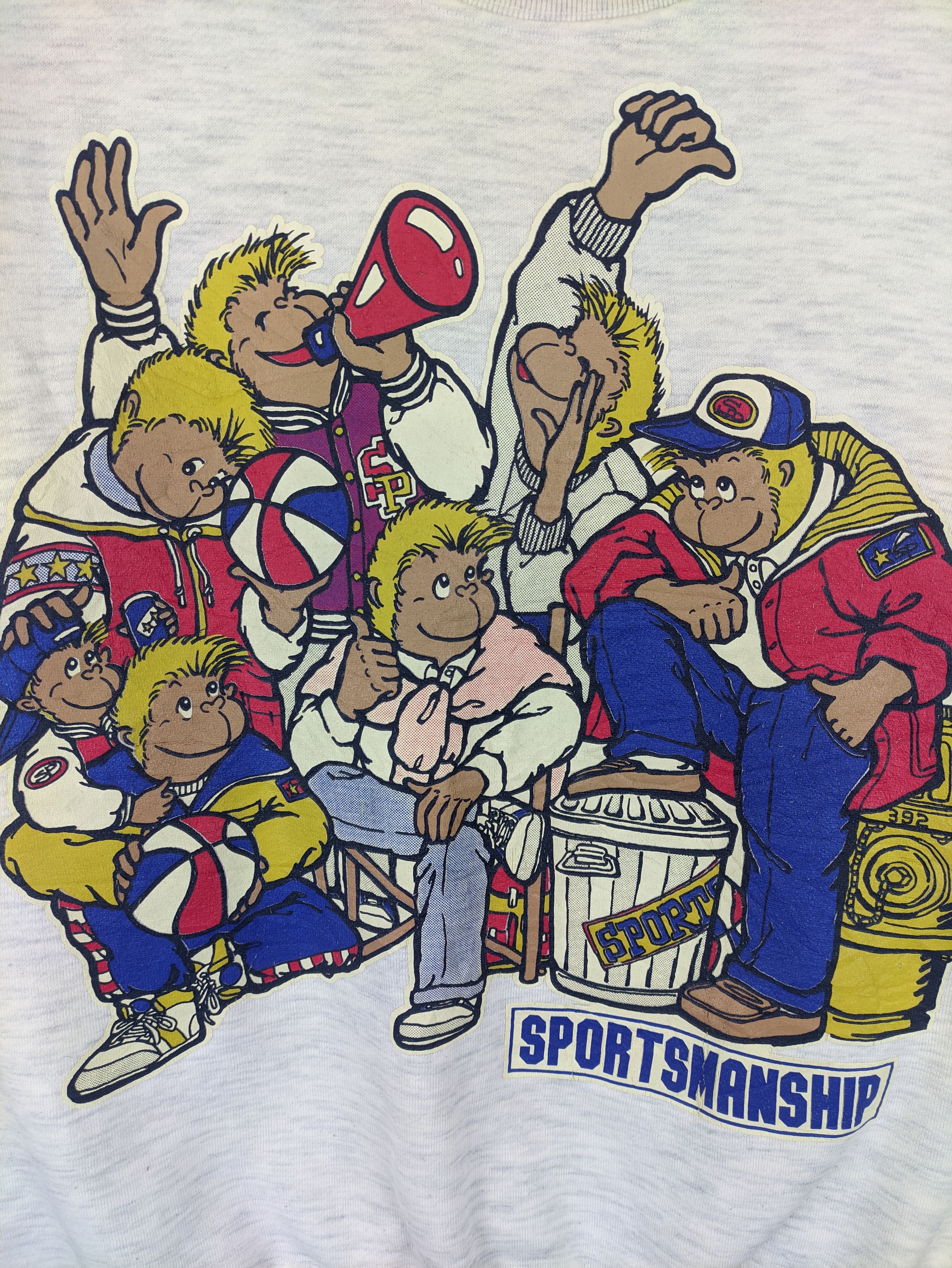 Japanese Brand Steals🔥Vintage 90's Sweatshirt by Sportsmanship & Company Size US L / EU 52-54 / 3 - 9 Thumbnail