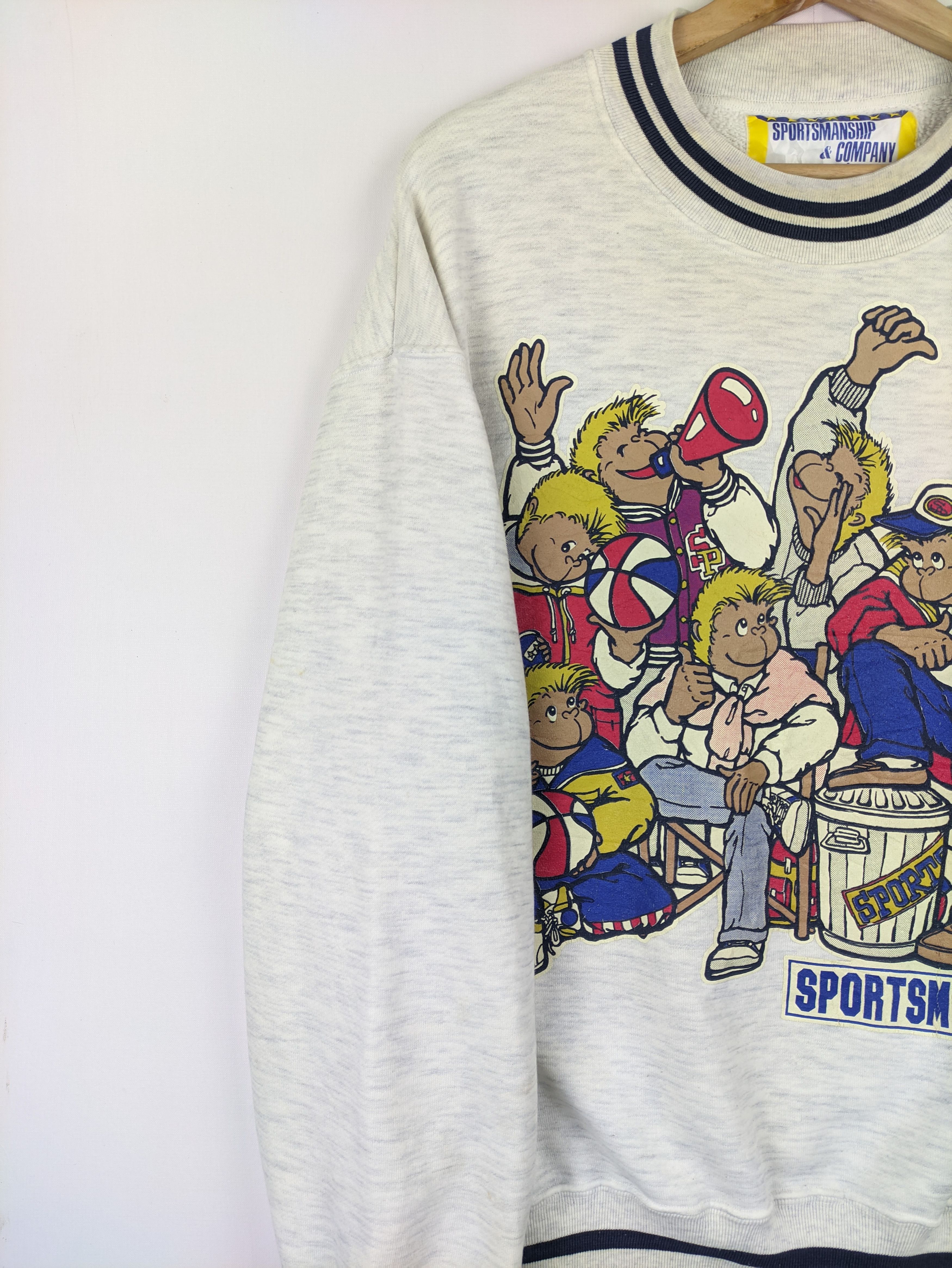 Japanese Brand Steals🔥Vintage 90's Sweatshirt by Sportsmanship & Company Size US L / EU 52-54 / 3 - 5 Thumbnail