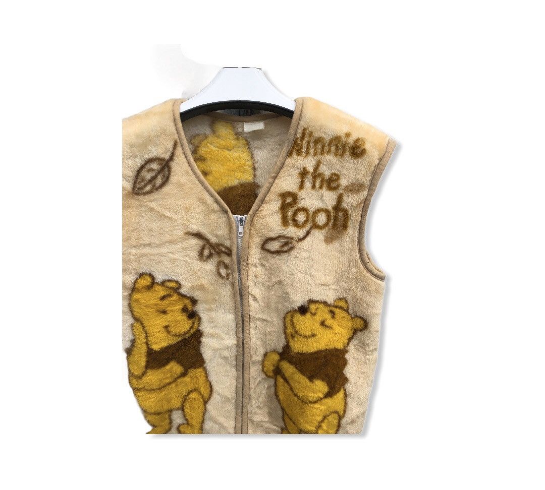 Cartoon Network × Vintage Vintage Cartoon Pooh Fleece Vest Size US M / EU 48-50 / 2 - 2 Thumbnail
