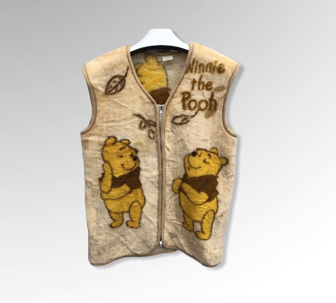 Cartoon Network × Vintage Vintage Cartoon Pooh Fleece Vest Size US M / EU 48-50 / 2 - 1 Thumbnail