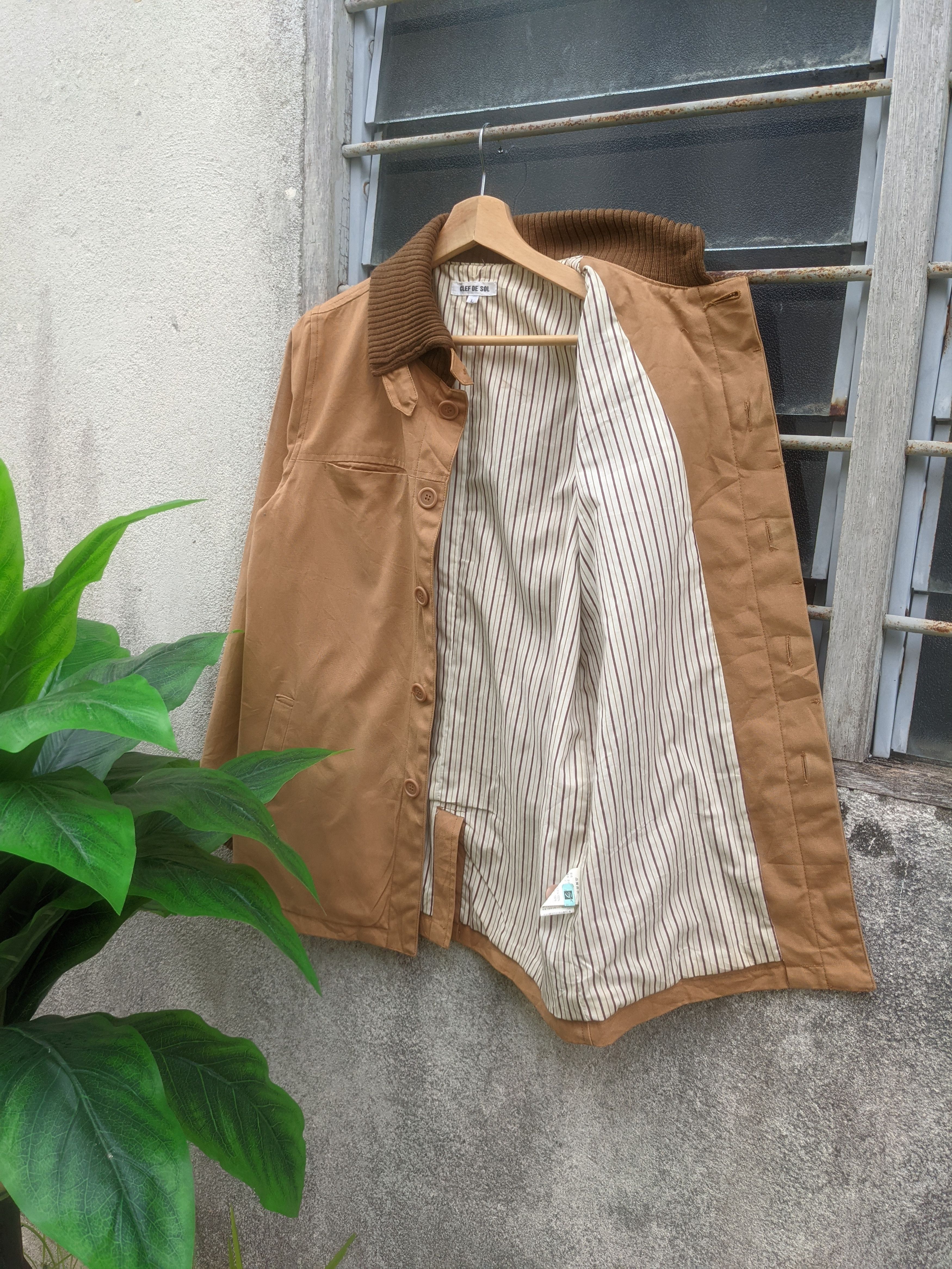 Japanese Brand Clef De Sol Duck Canvas Jacket Size M / US 6-8 / IT 42-44 - 6 Thumbnail