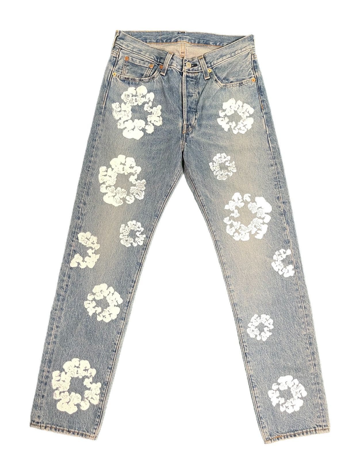 DENIM TEARS Denim Tears Cotton Wreath Jean Light Wash | Grailed DENIM TEARS Denim Tears Cotton Wreath Jean Light Wash | Grailed