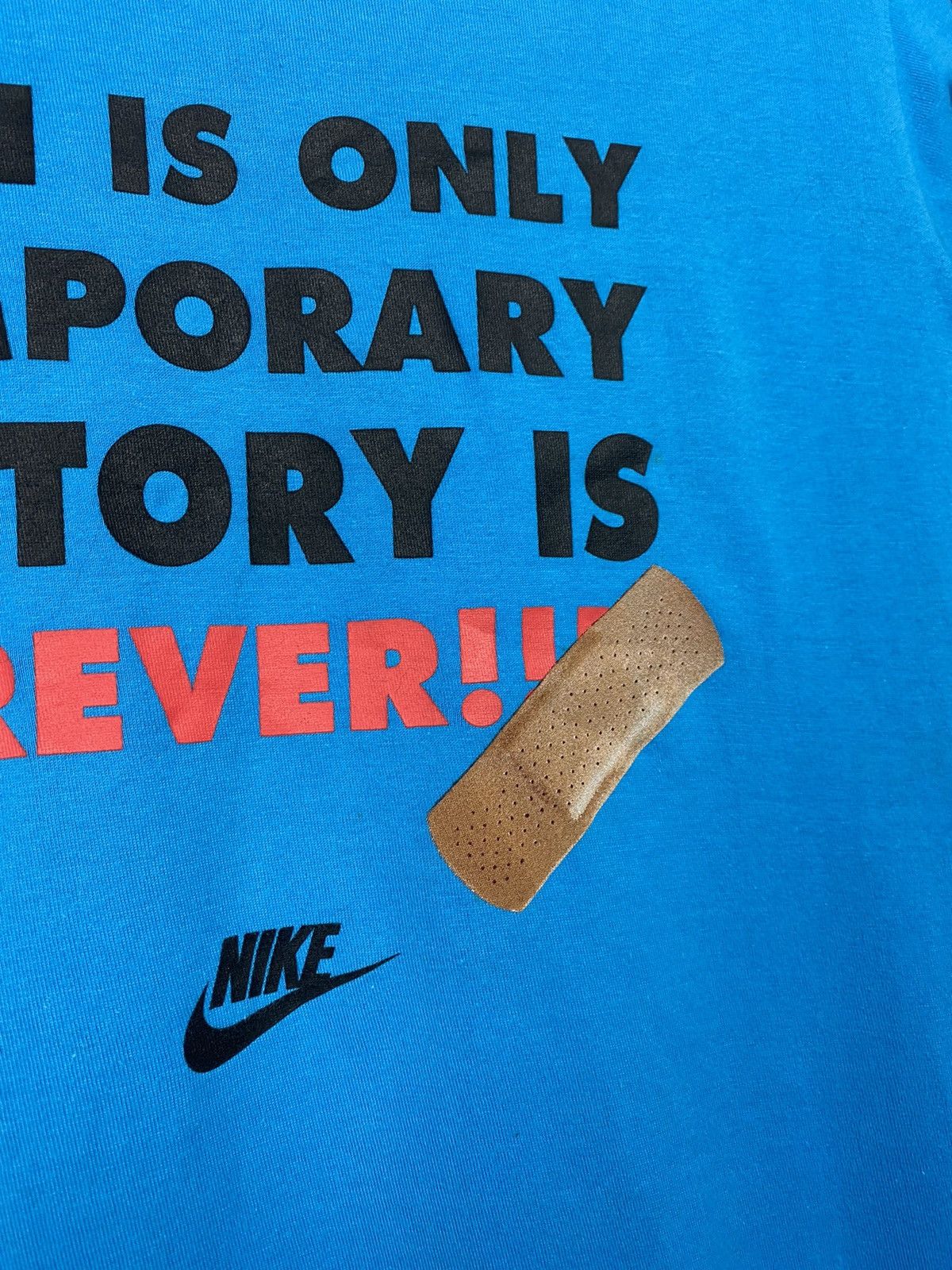 Nike × Vintage Nike vintage T-shirt pain is temporary victory is forever Size US M / EU 48-50 / 2 - 5 Thumbnail