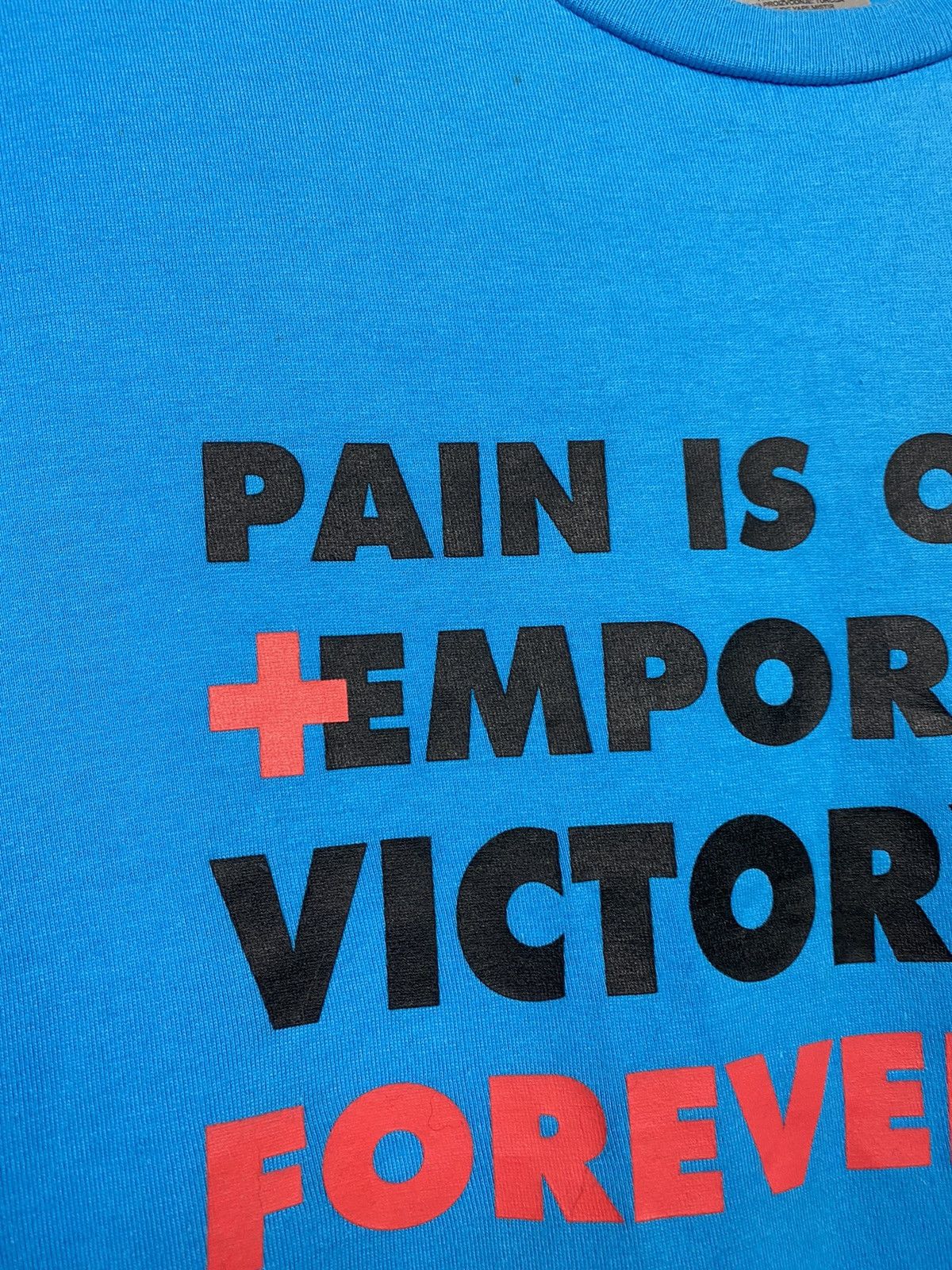 Nike × Vintage Nike vintage T-shirt pain is temporary victory is forever Size US M / EU 48-50 / 2 - 4 Thumbnail
