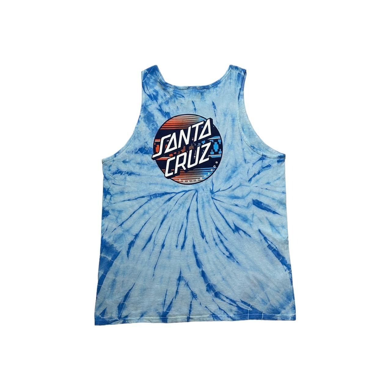 Vintage 2000’s Santa Cruz Surfing Summer blue tank top