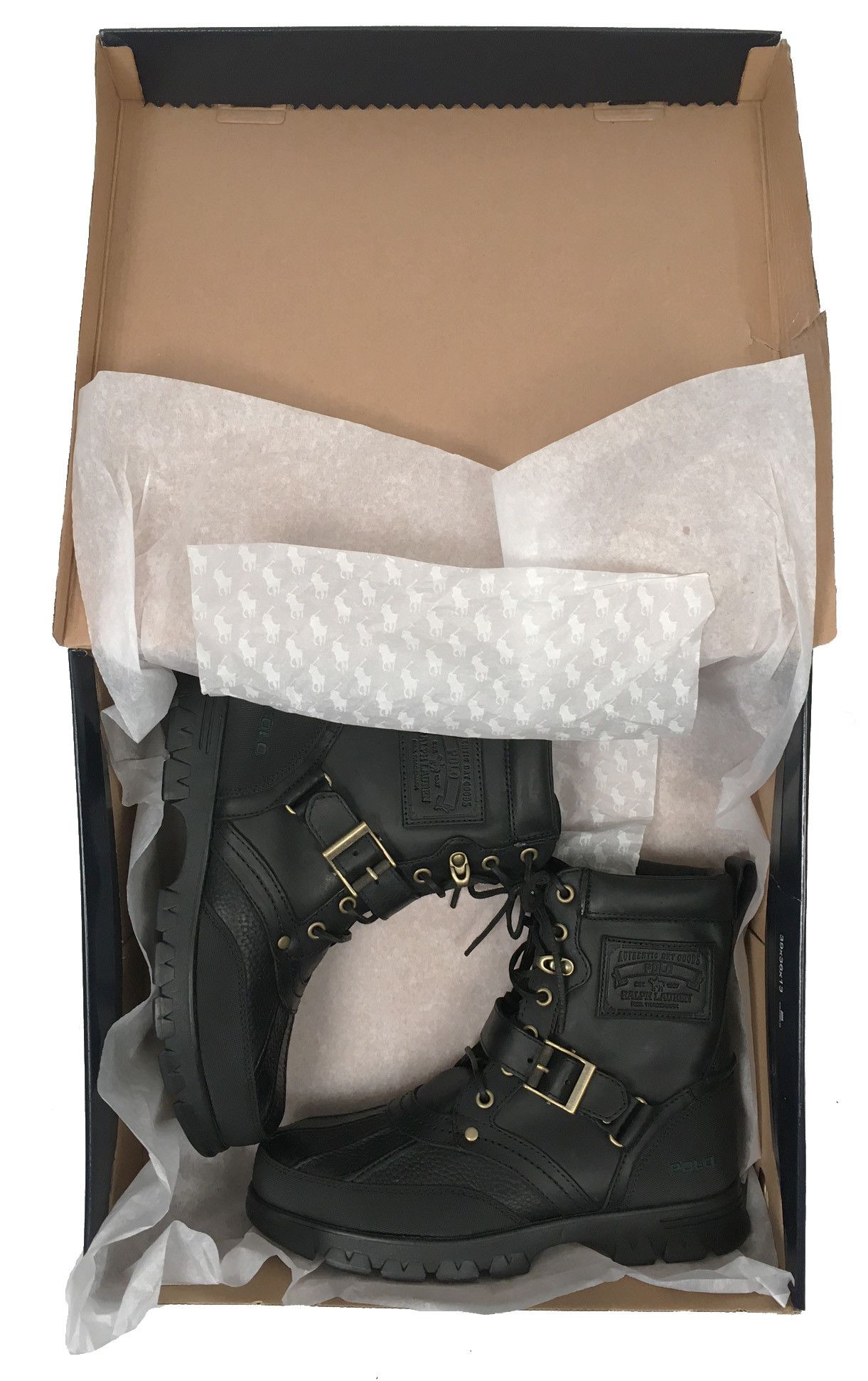 Polo Ralph Lauren NEW Vintage Polo Ralph Lauren Tenard Boots Black 11 Size US 11 / EU 44 - 1 Thumbnail