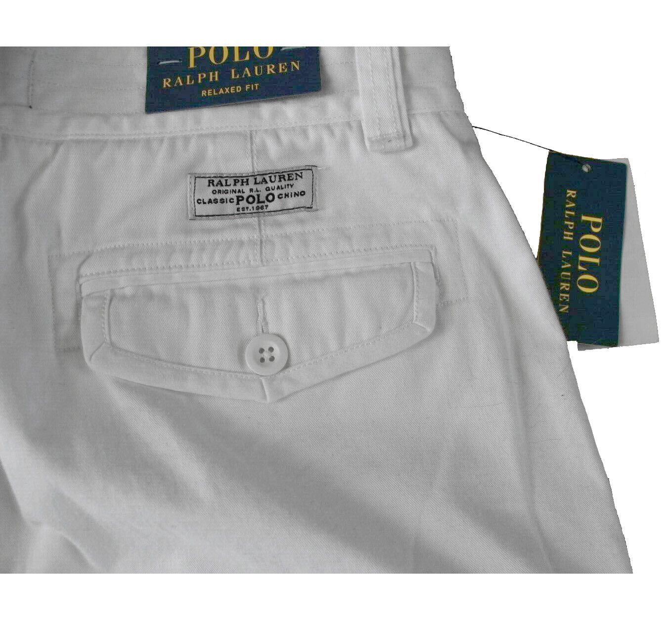 Polo Ralph Lauren NEW Polo Ralph Lauren Cargo Shorts! 34 White Relaxed Fit Size US 34 / EU 50 - 3 Thumbnail