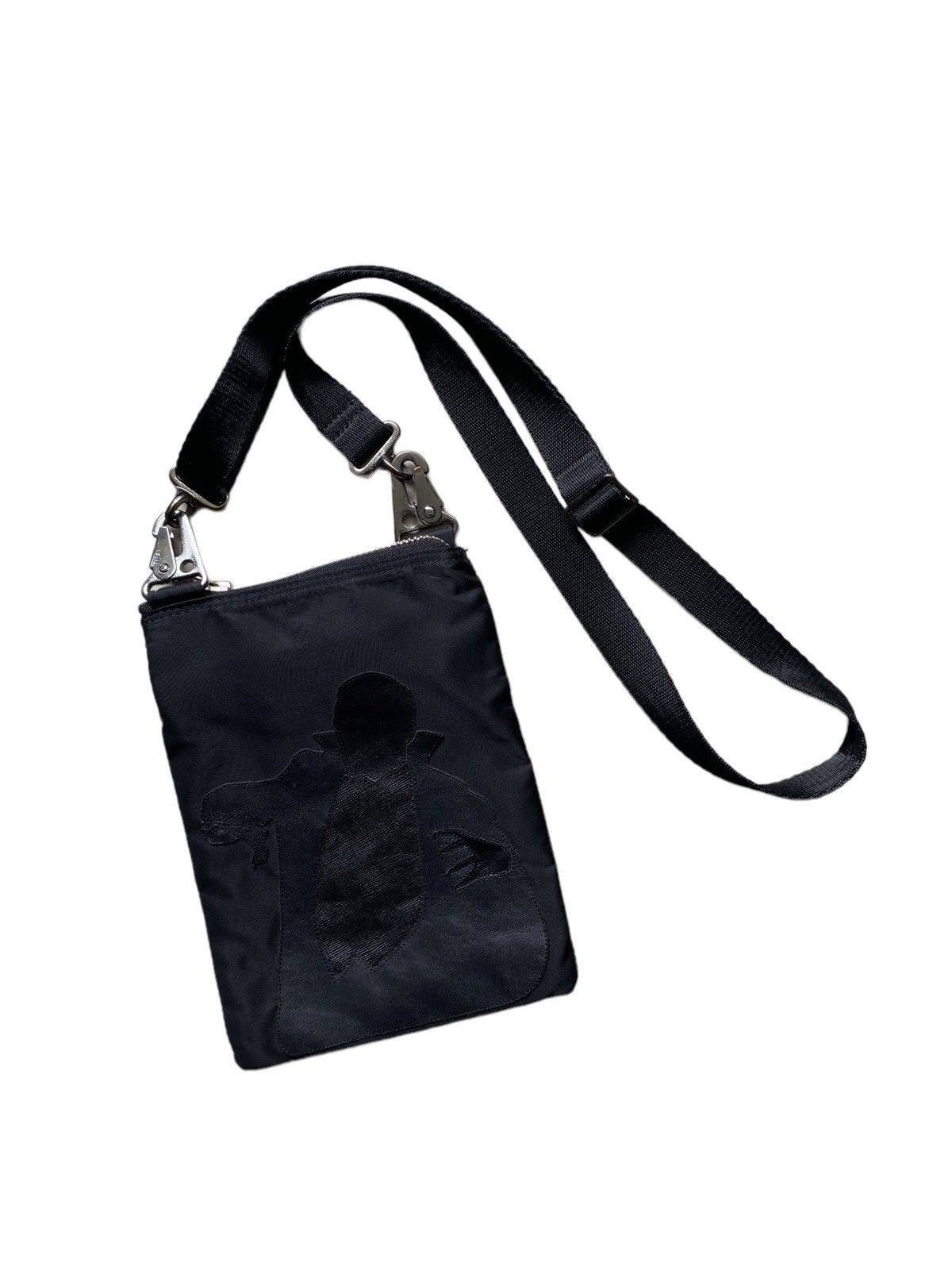 image of Undercover Dracula Nylon Cross Body Bag in Black, Men's