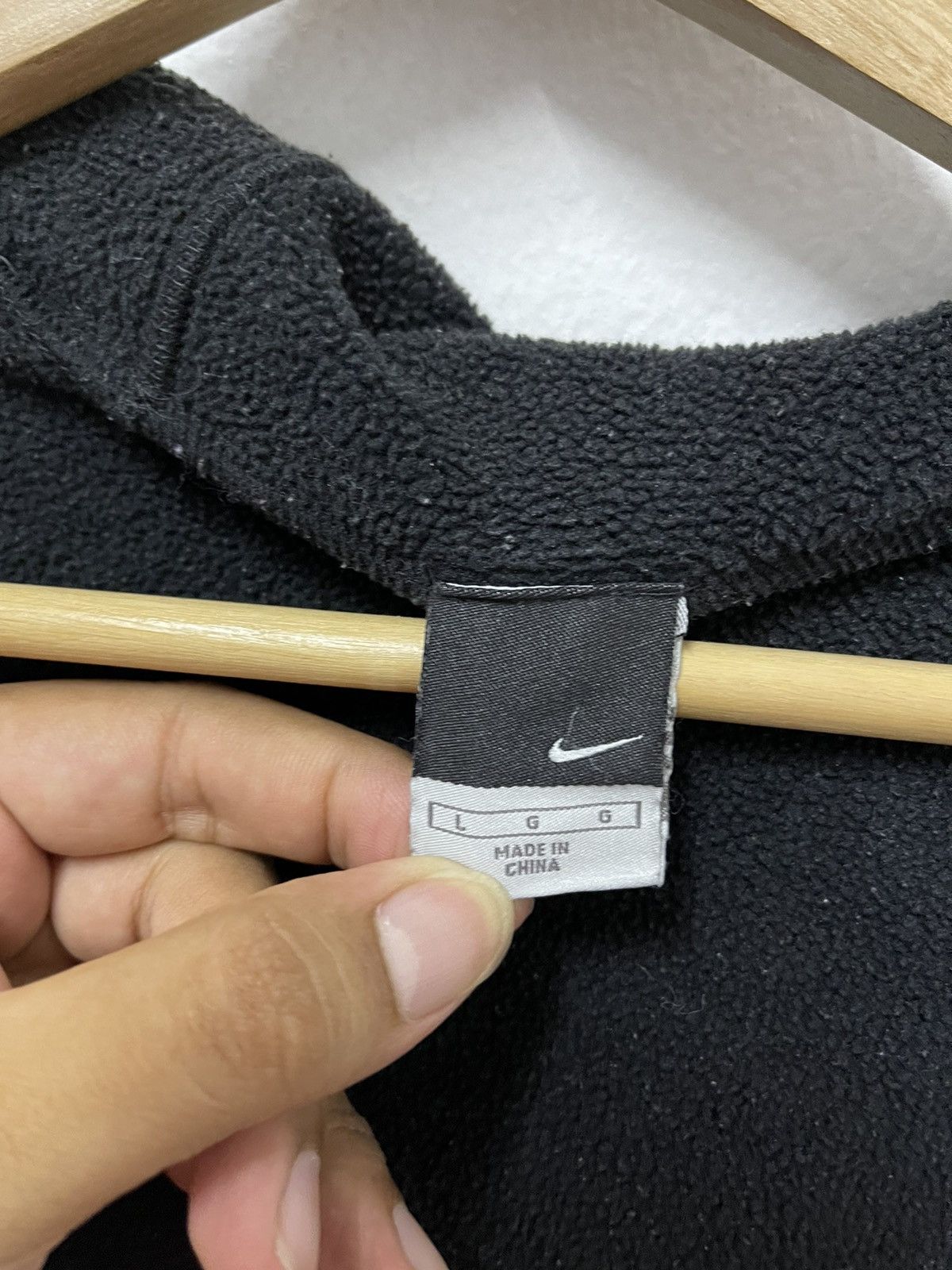 Japanese Brand × Nike × Vintage Vintage Nike Swoosh Mini Logo Fleece Zipper Sleeveless Size US S / EU 44-46 / 1 - 8 Thumbnail