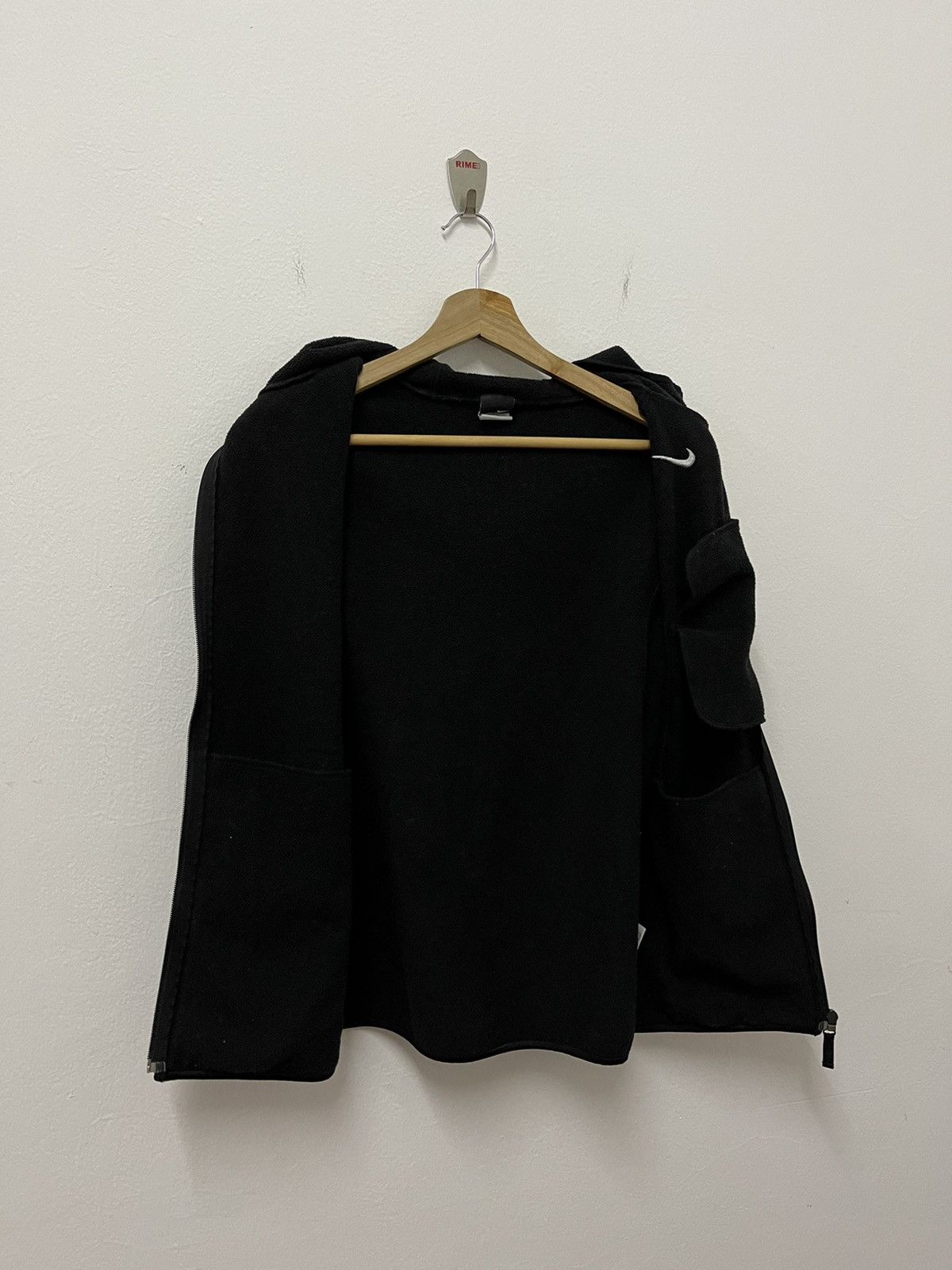 Japanese Brand × Nike × Vintage Vintage Nike Swoosh Mini Logo Fleece Zipper Sleeveless Size US S / EU 44-46 / 1 - 6 Thumbnail