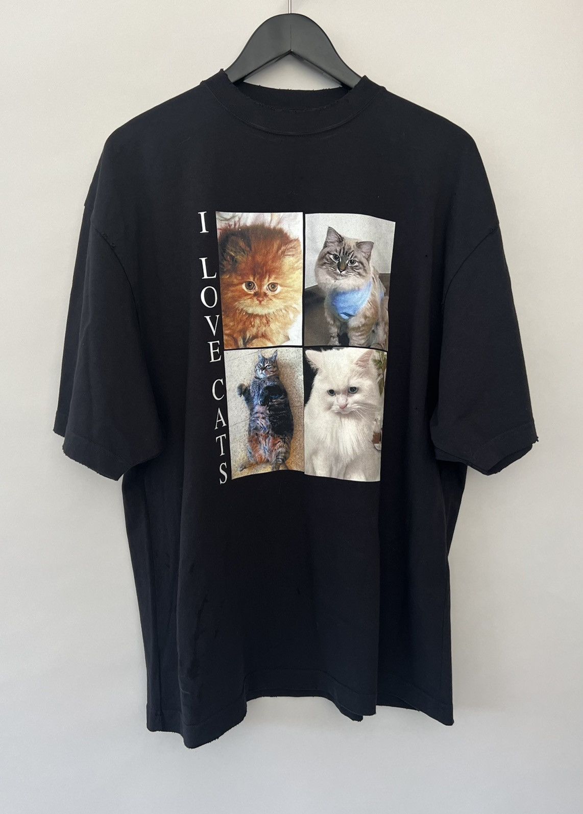 Balenciaga Balenciaga "I Love Cats" T-Shirt | Grailed