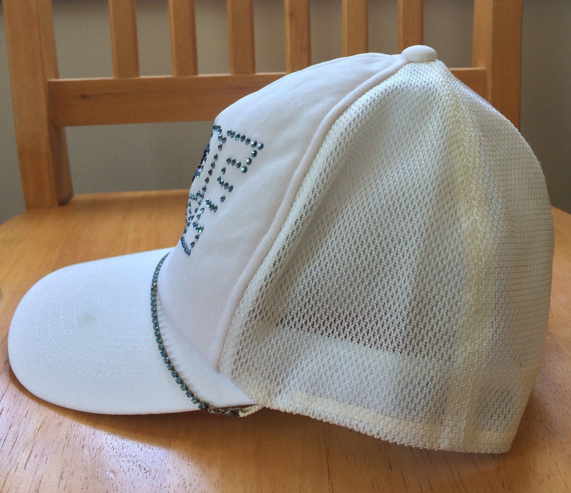 Bape × Swarovski S/S 2006 Bape Swarovski Trucker Hat Size ONE SIZE - 2 Thumbnail