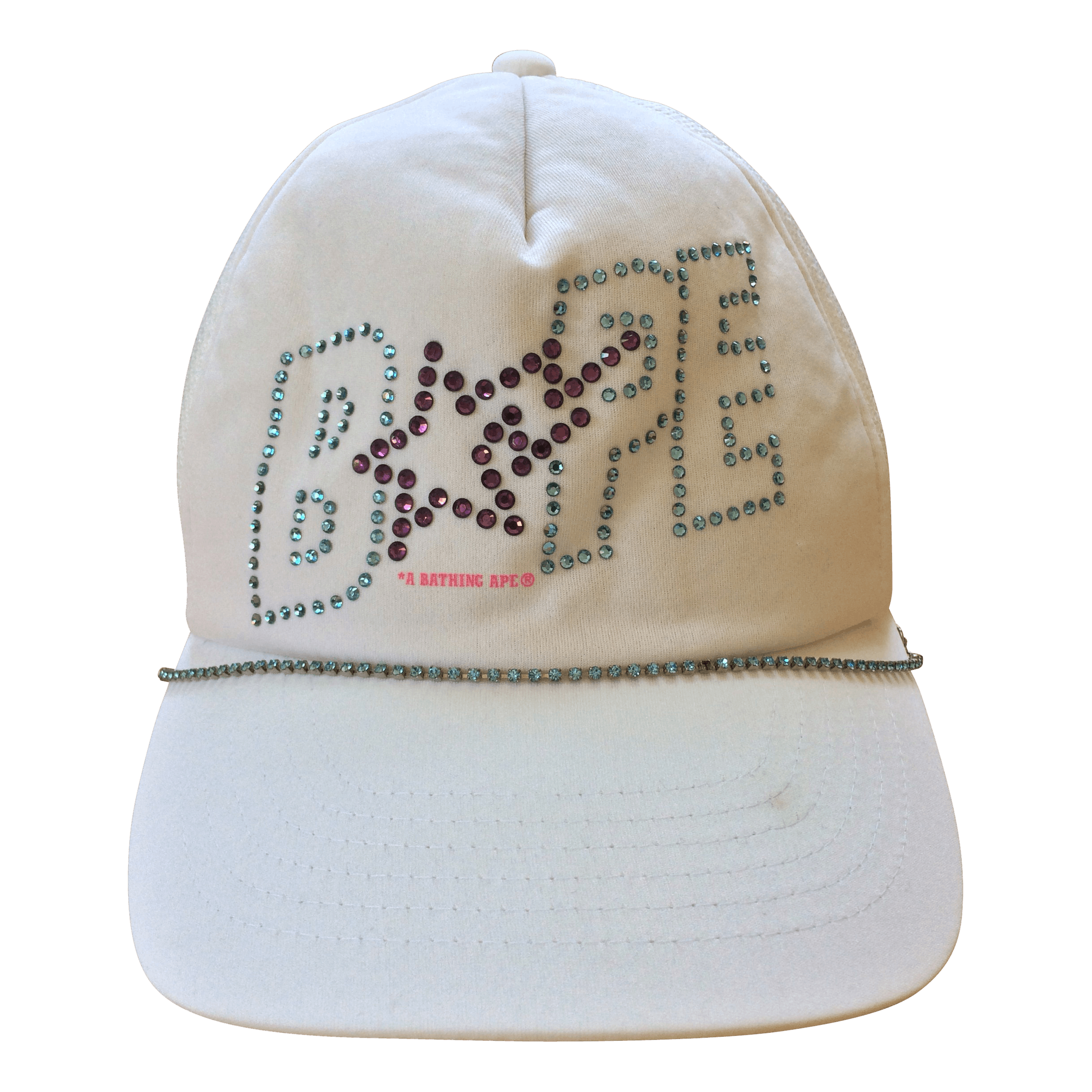 Bape S/S 2006 Bape Swarovski Trucker Hat | Grailed