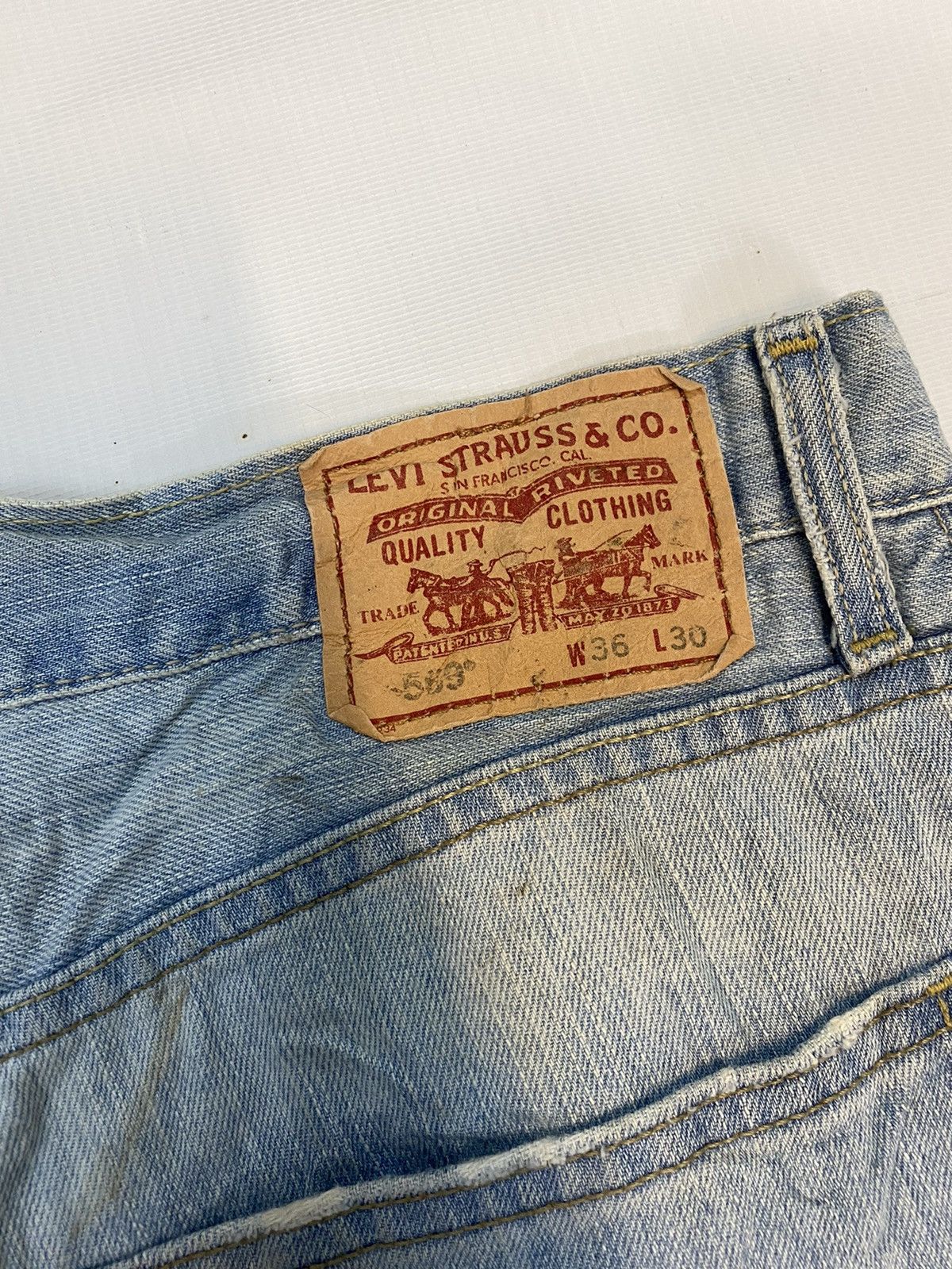 Levi's × Levi's Made & Crafted Levis 569 Loose Straight Denim Jeans Size US 35 - 11 Thumbnail