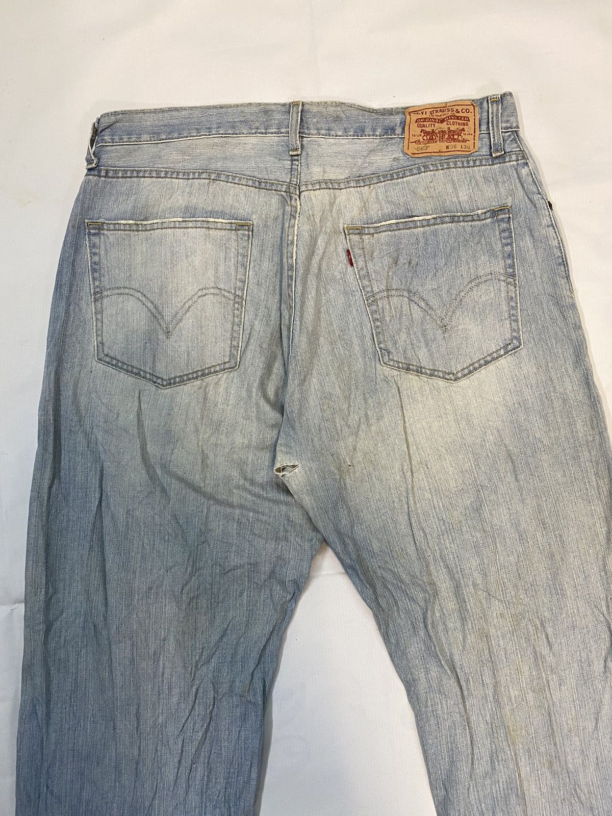 Levi's × Levi's Made & Crafted Levis 569 Loose Straight Denim Jeans Size US 35 - 10 Thumbnail