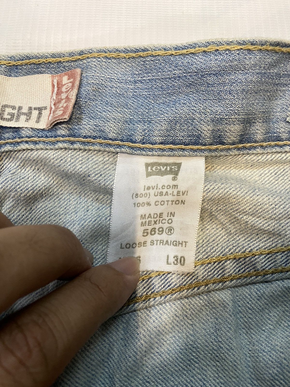 Levi's × Levi's Made & Crafted Levis 569 Loose Straight Denim Jeans Size US 35 - 7 Thumbnail
