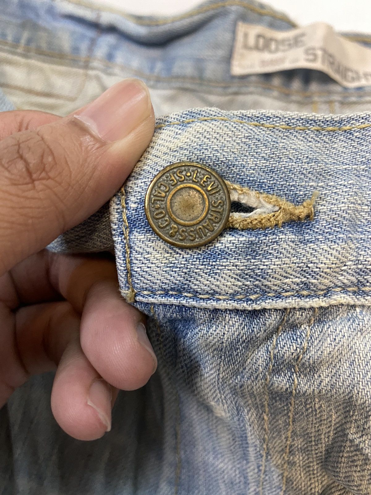 Levi's × Levi's Made & Crafted Levis 569 Loose Straight Denim Jeans Size US 35 - 4 Thumbnail