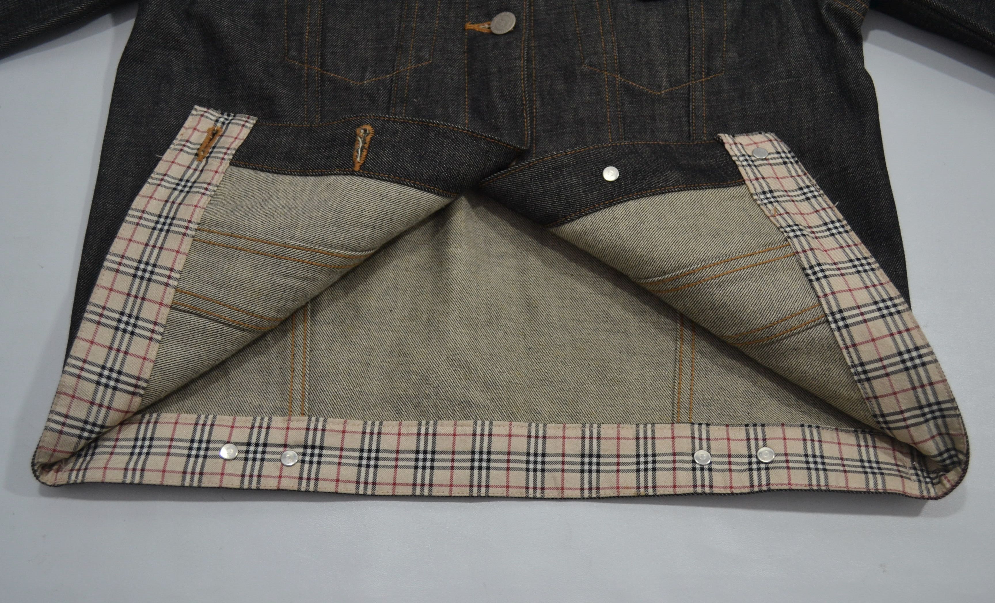 Burberry Burberry Blue Label Black Denim Jacket Size XS / US 0-2 / IT 36-38 - 5 Thumbnail
