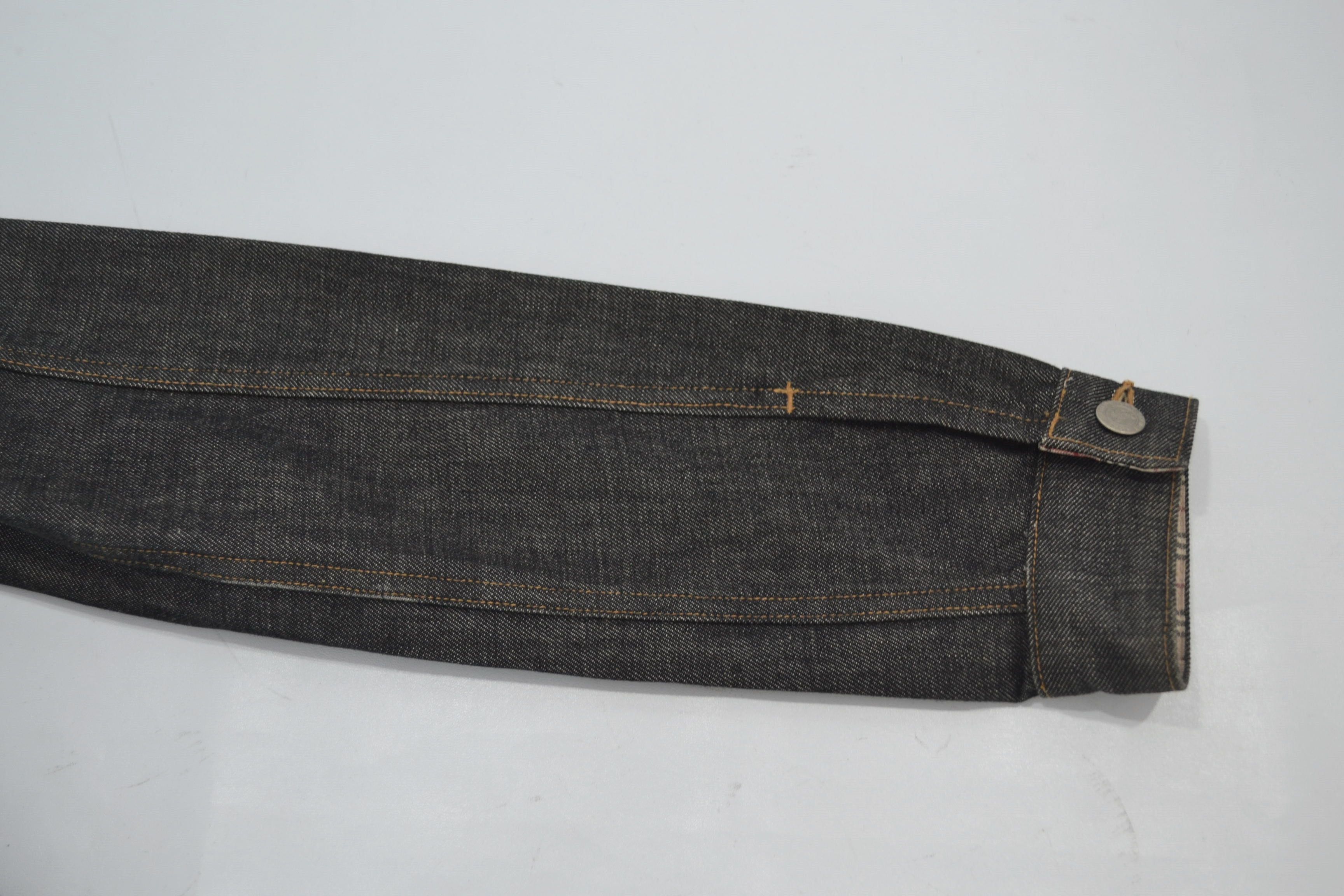 Burberry Burberry Blue Label Black Denim Jacket Size XS / US 0-2 / IT 36-38 - 10 Thumbnail