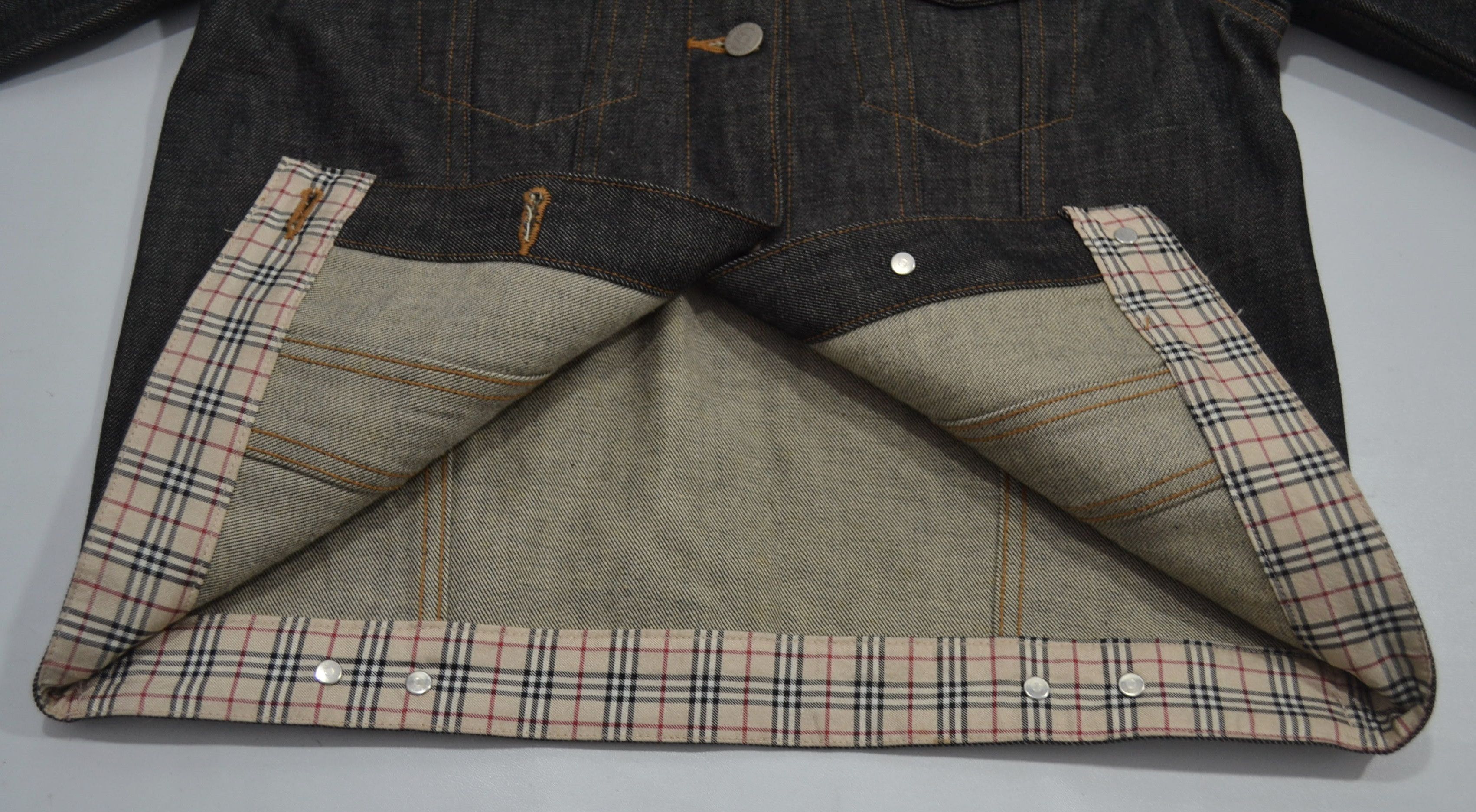 Burberry Burberry Blue Label Black Denim Jacket Size XS / US 0-2 / IT 36-38 - 4 Thumbnail