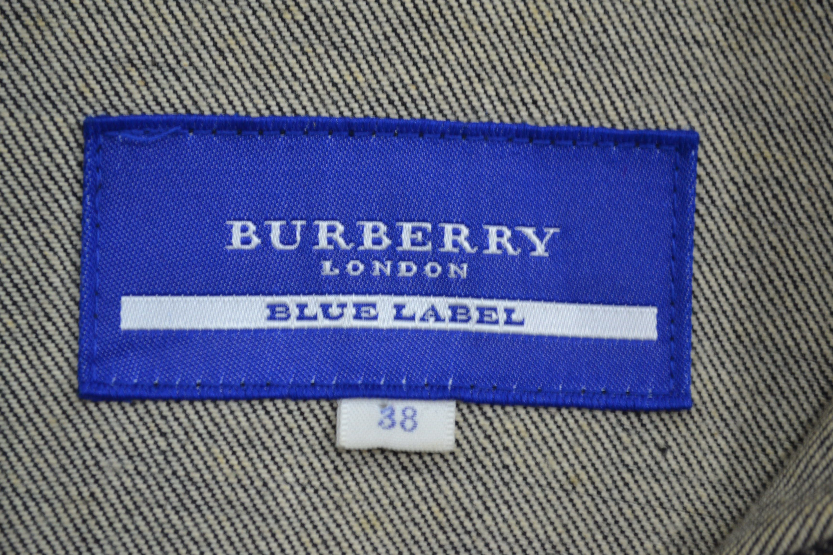 Burberry Burberry Blue Label Black Denim Jacket Size XS / US 0-2 / IT 36-38 - 12 Thumbnail