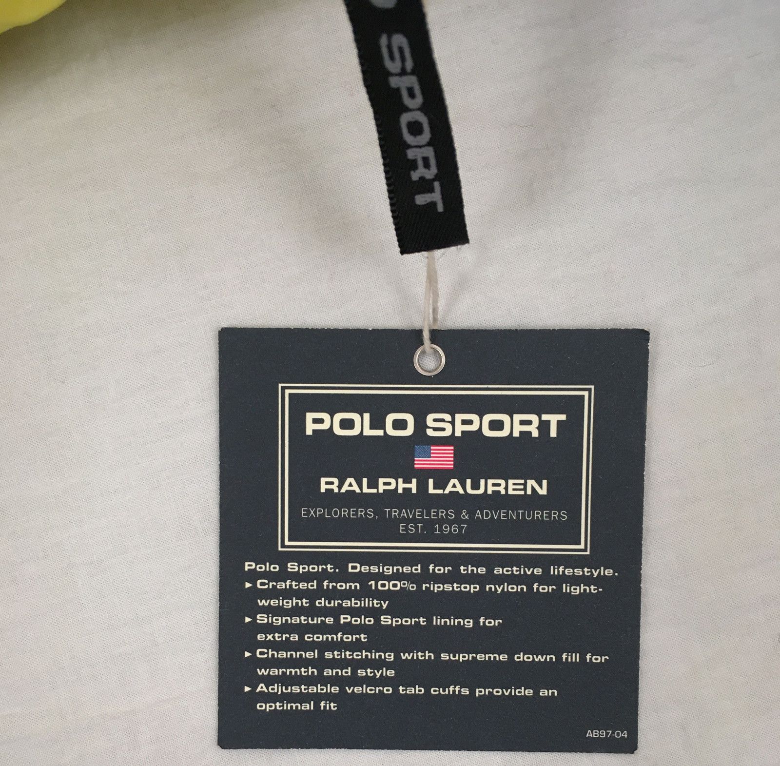 Ralph Lauren Sport New Vintage Polo Sport Ralph Lauren Puffer Jacket 2X Yellow Size US XXL / EU 58 / 5 - 5 Thumbnail