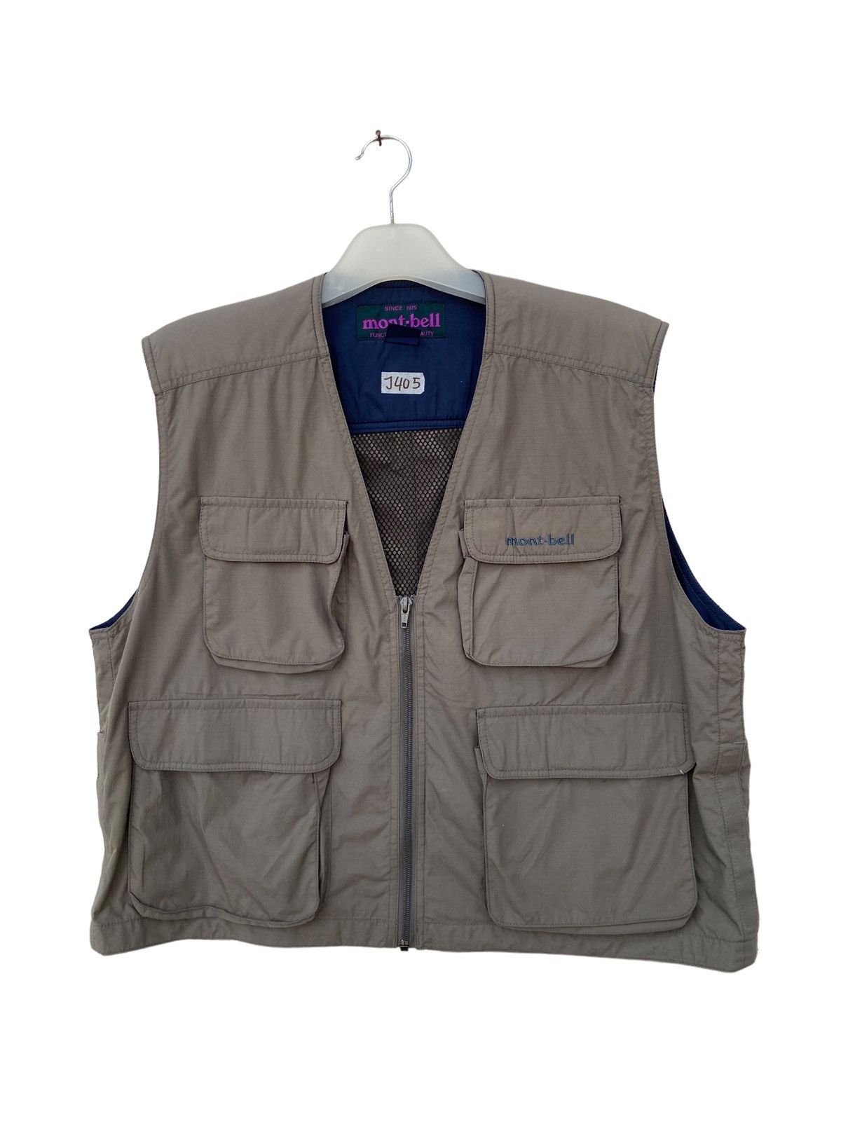 image of Vintage Montbell Safari Hunting Vests in Brown, Men's (Size Medium)
