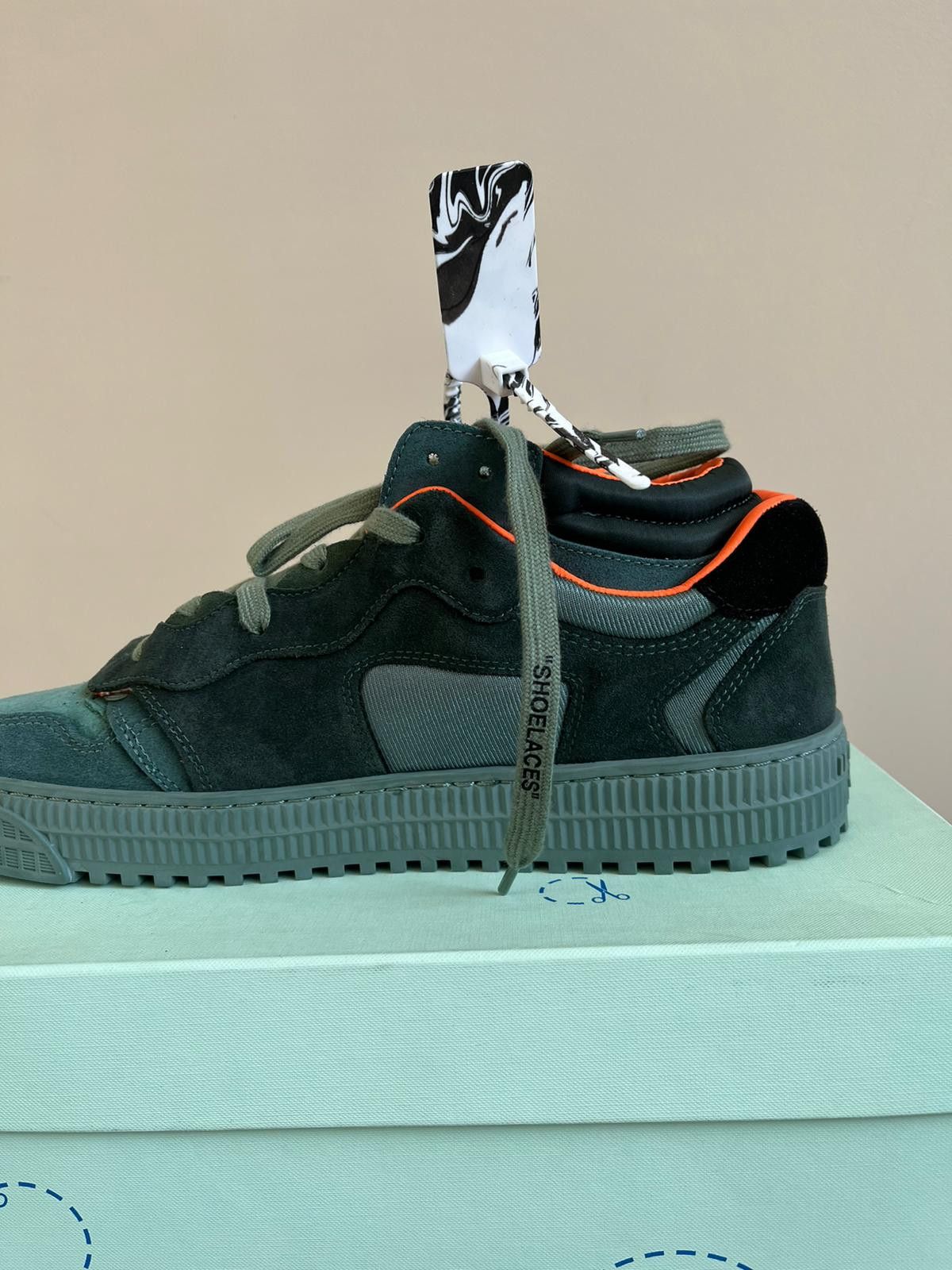Off-White Off Court Low in Dark Green Color Size US 12 / EU 45 - 9 Thumbnail