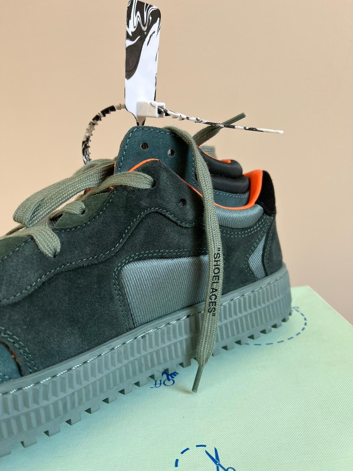 Off-White Off Court Low in Dark Green Color Size US 12 / EU 45 - 7 Thumbnail