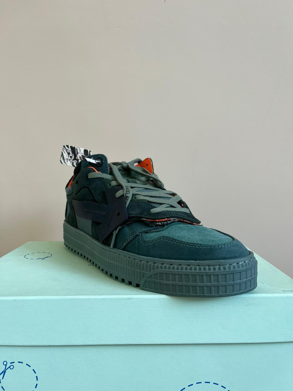 Off-White Off Court Low in Dark Green Color Size US 12 / EU 45 - 3 Thumbnail