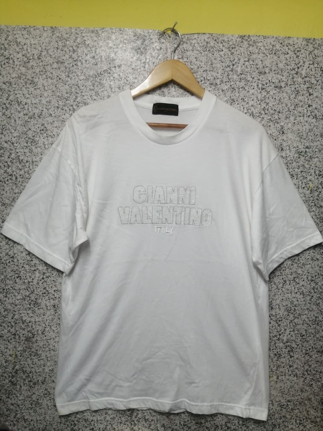 VINTAGE GIANNI VALENTINO BIG LOGO EMBROIDERY VERY RARE