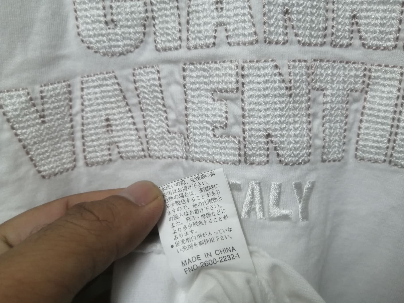 Gianni Valentino × Valentino × Vintage VINTAGE GIANNI VALENTINO BIG LOGO EMBROIDERY VERY RARE Size US XL / EU 56 / 4 - 7 Thumbnail