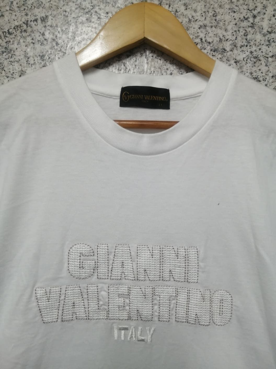 Gianni Valentino × Valentino × Vintage VINTAGE GIANNI VALENTINO BIG LOGO EMBROIDERY VERY RARE Size US XL / EU 56 / 4 - 3 Thumbnail