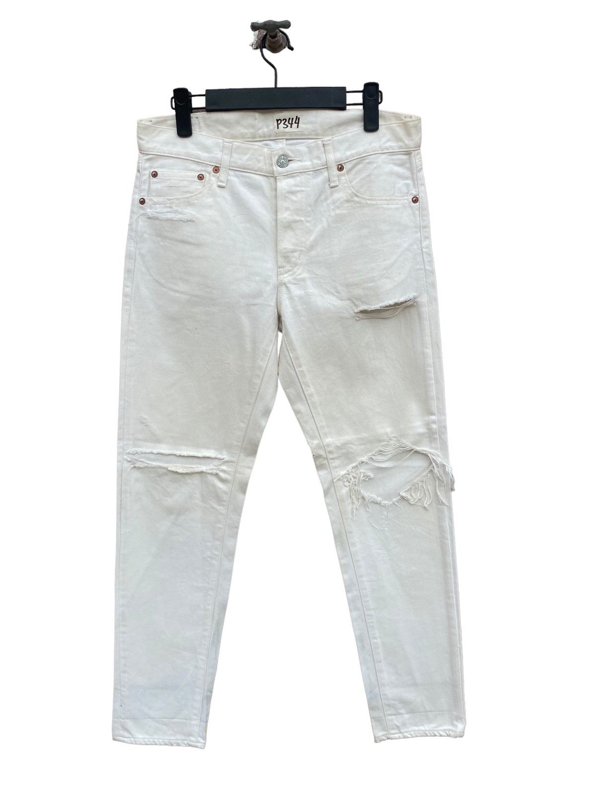 Denime Denime Distressed Pant Size US 31 - 1 Thumbnail